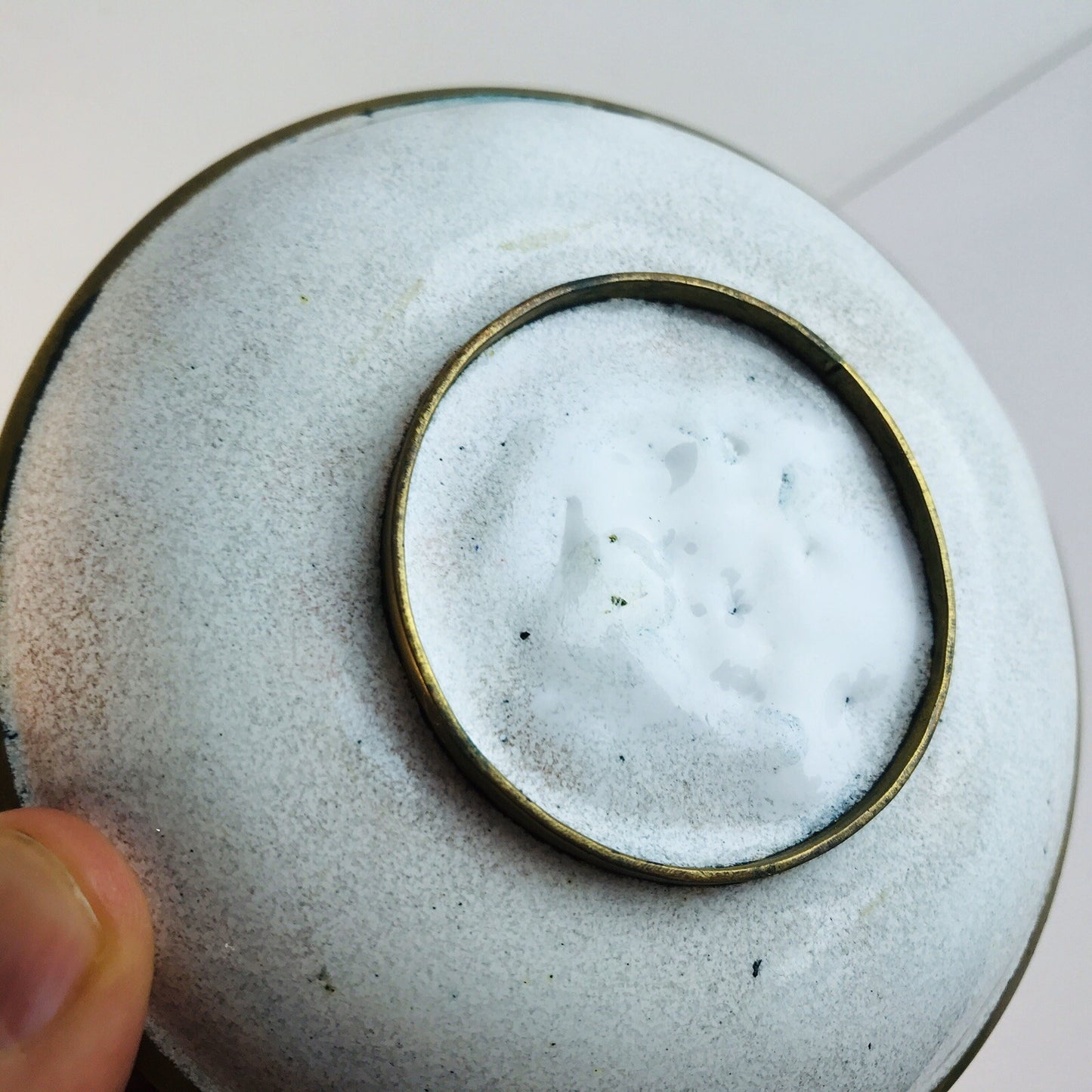 Käthe RUCKENBROD Teller Emaille 50er MID CENTURY Stegemaille Cloisonné