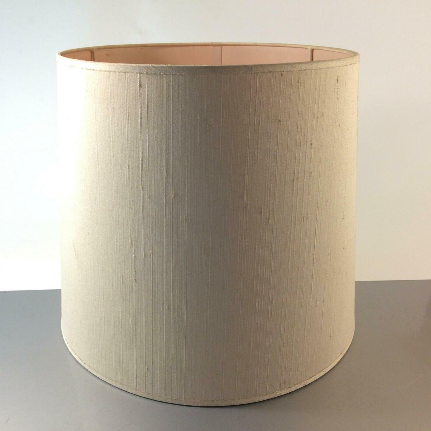 Lampenfuß Leuchte Glas grün ITALY 29 cm + SCHIRM 50er 60er 70er Lampe