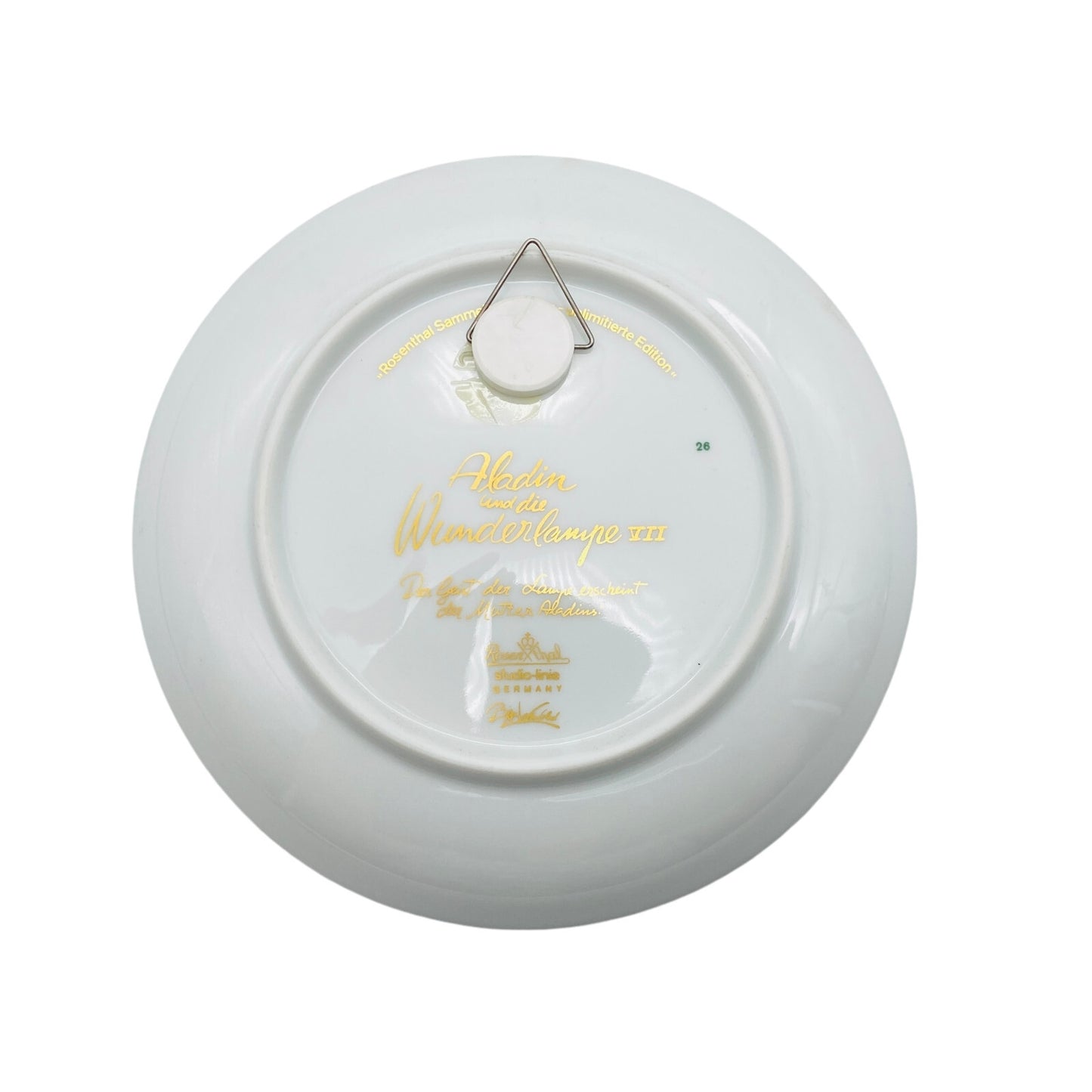 ROSENTHAL Sammelteller Aladin und die Wunderlampe III Der Geist der Lampe