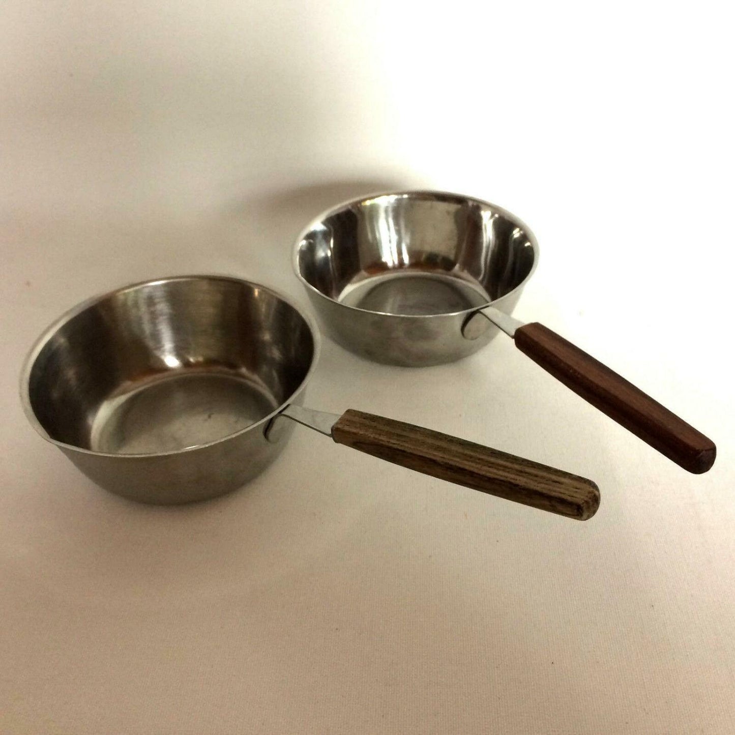 BRAUN & KEMMLER Pfännchen Stieltopf Butterpfännchen Edelstahl 60er 2er Set