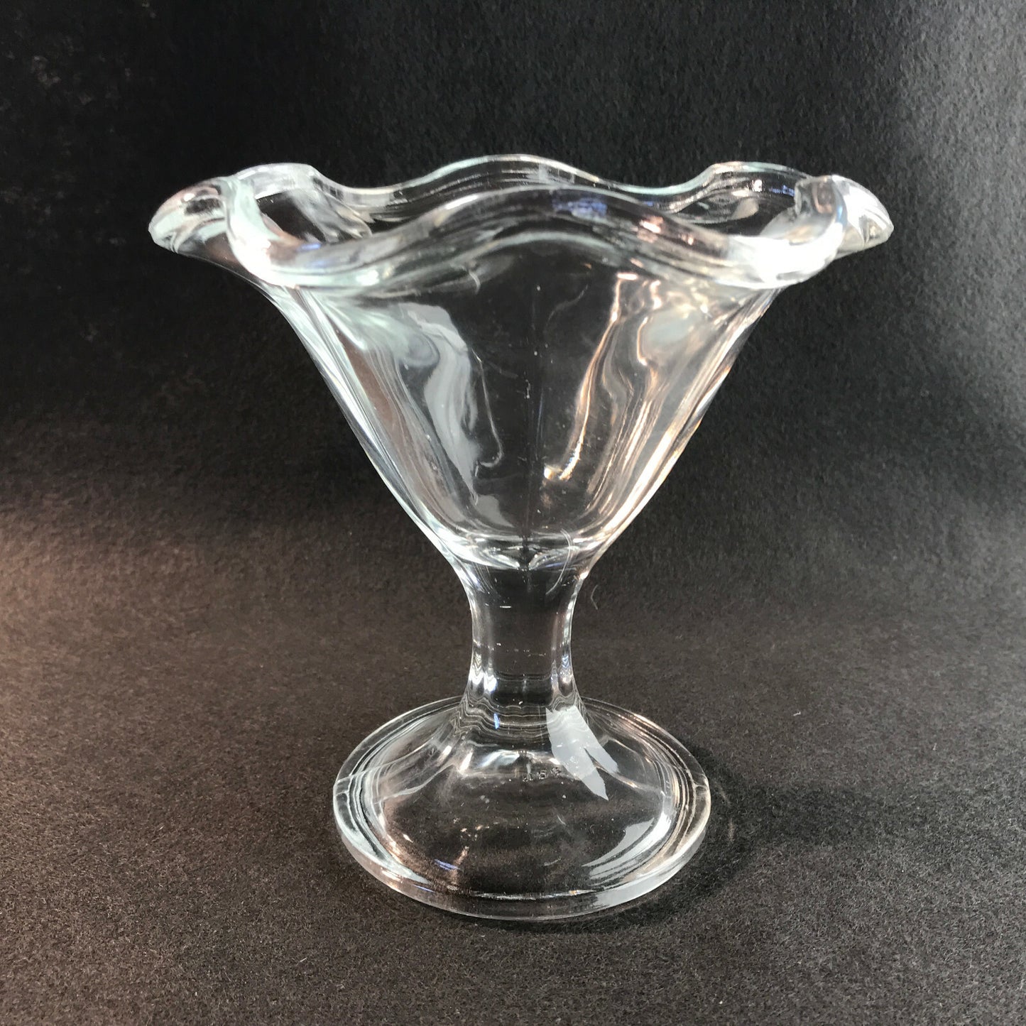 FIDENZA Italy EISBECHER Glas Konfektschale BONBONIERE