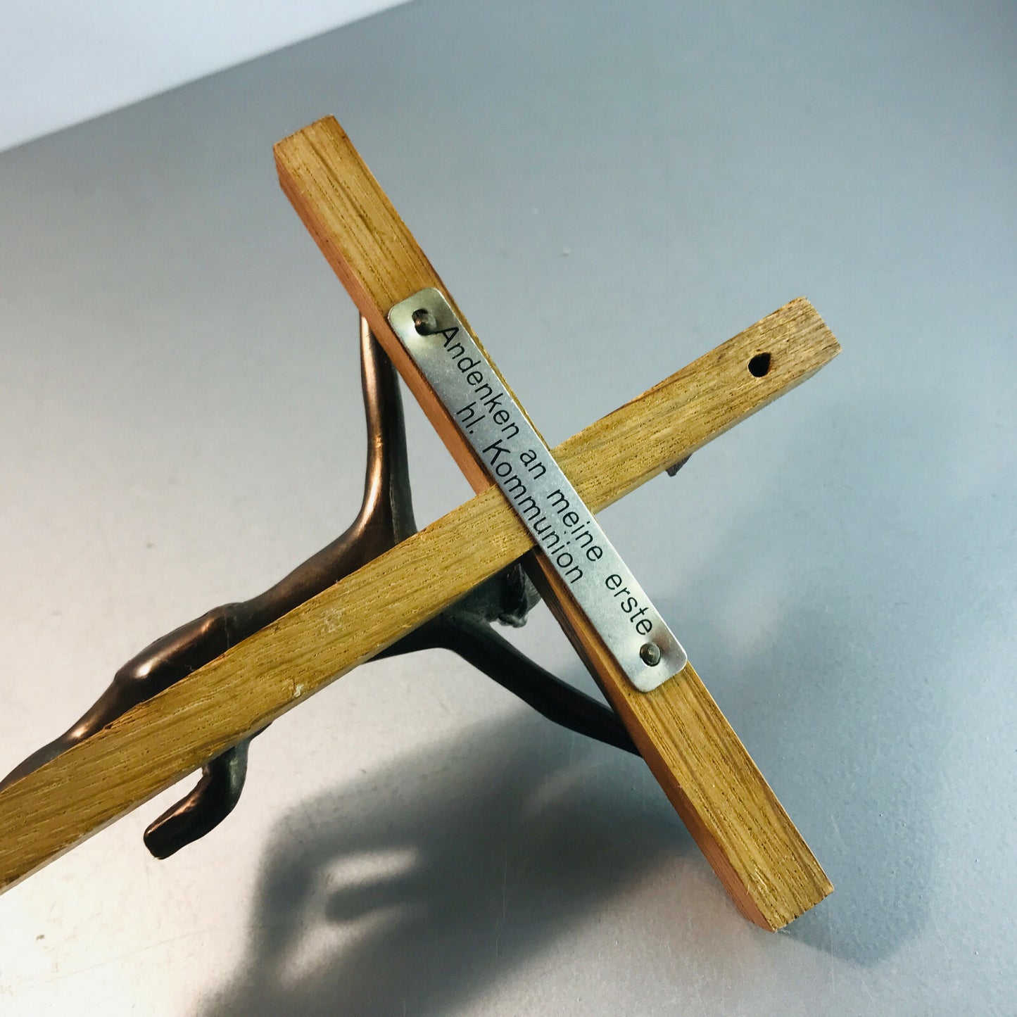 Kreuz Holz 32 cm Jesus am Kreuz Kruzifix Andenken an die Kommunion