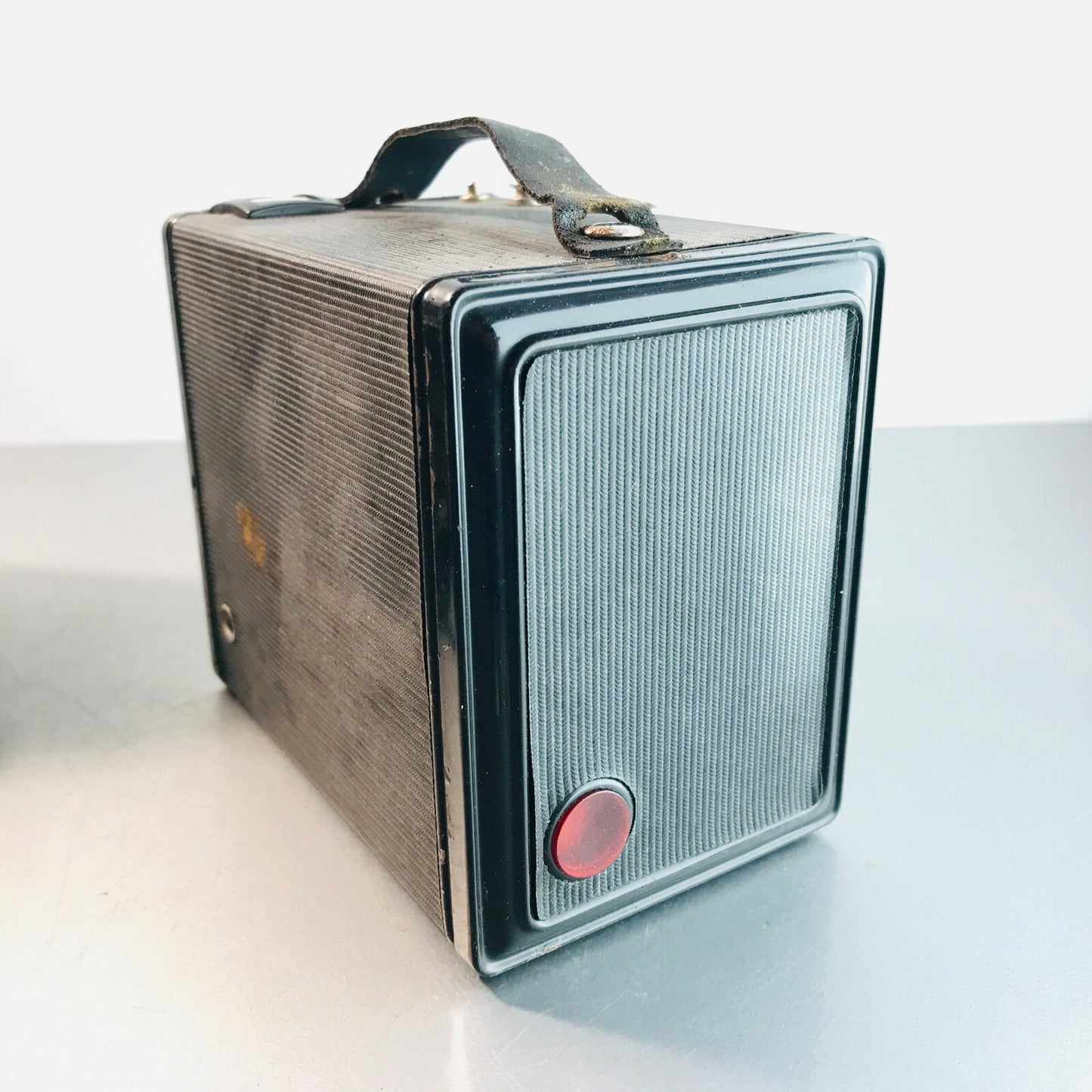 agfa Synchro Box Foto mit Tasche Leder