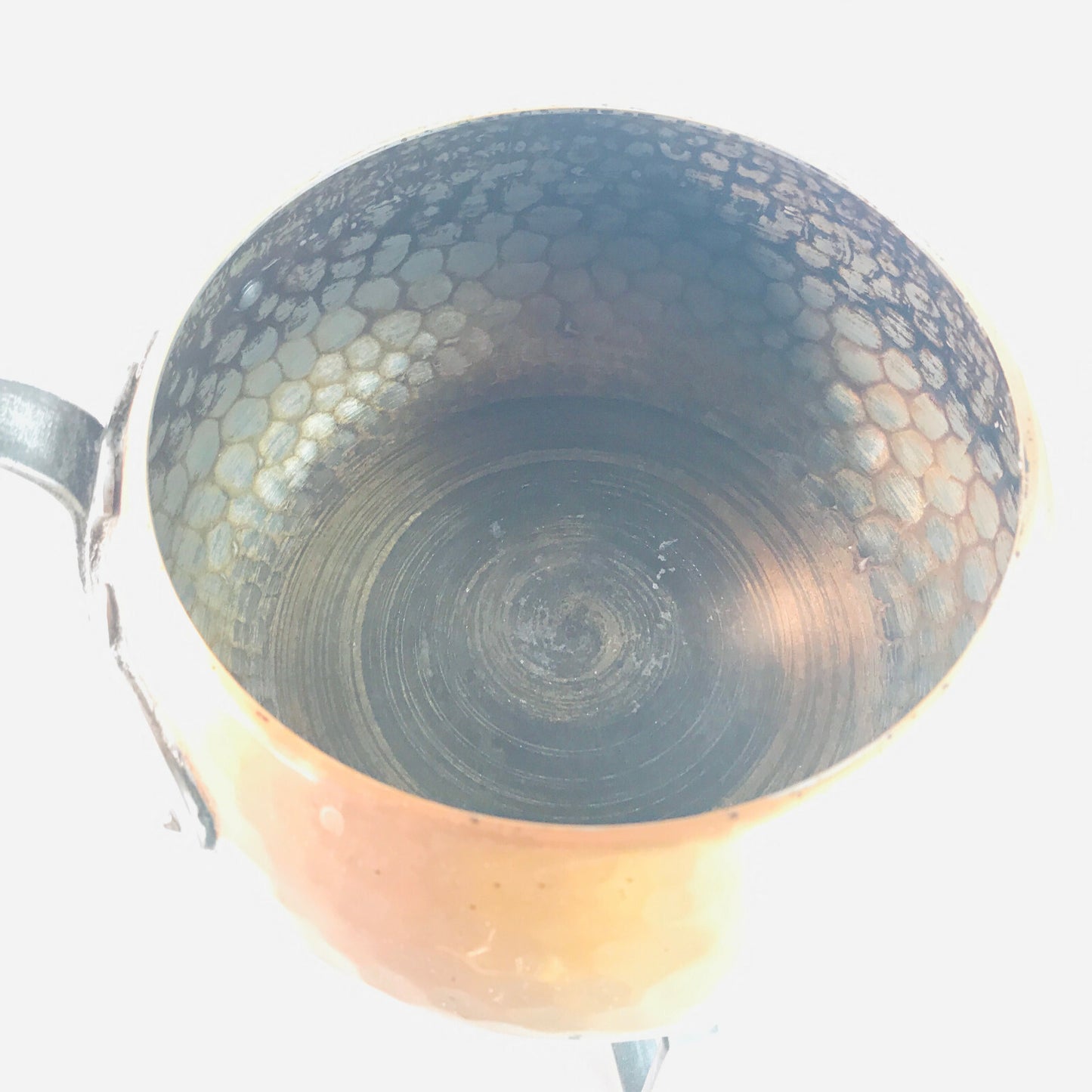 stockli Swiss FONDUE Topf Vintage Kupfer 60er Fonduetopf Stövchen Brenner