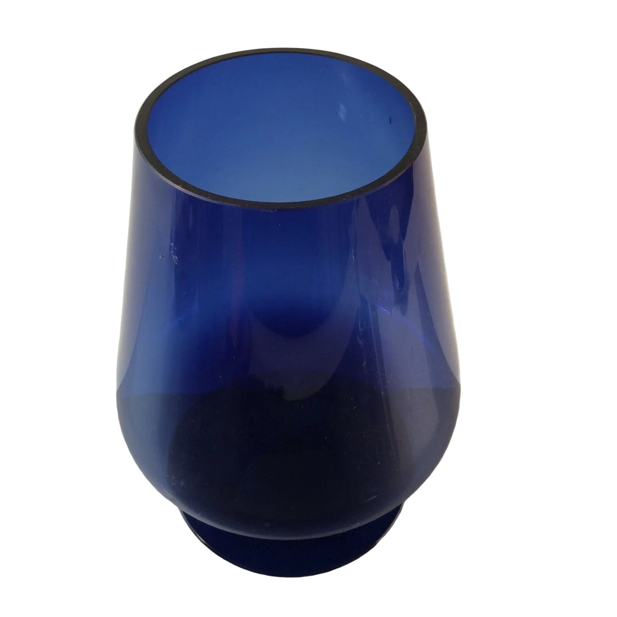 Weitere Ansicht – Vase aus Glas in Blau, 1950er/1960er Jahre