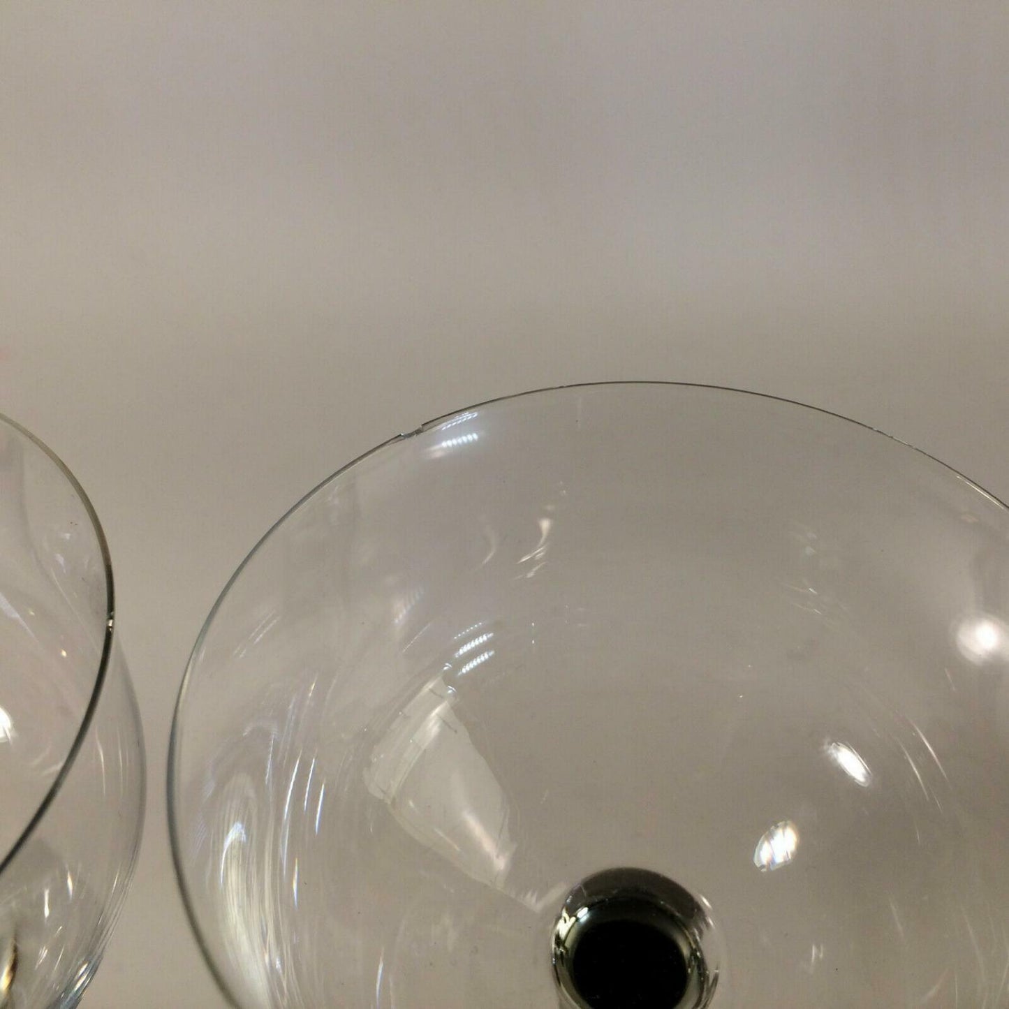 Bohemia Likörglas Likörgläser Likörschalen Glas 14cm 60er 70er Rauchglas