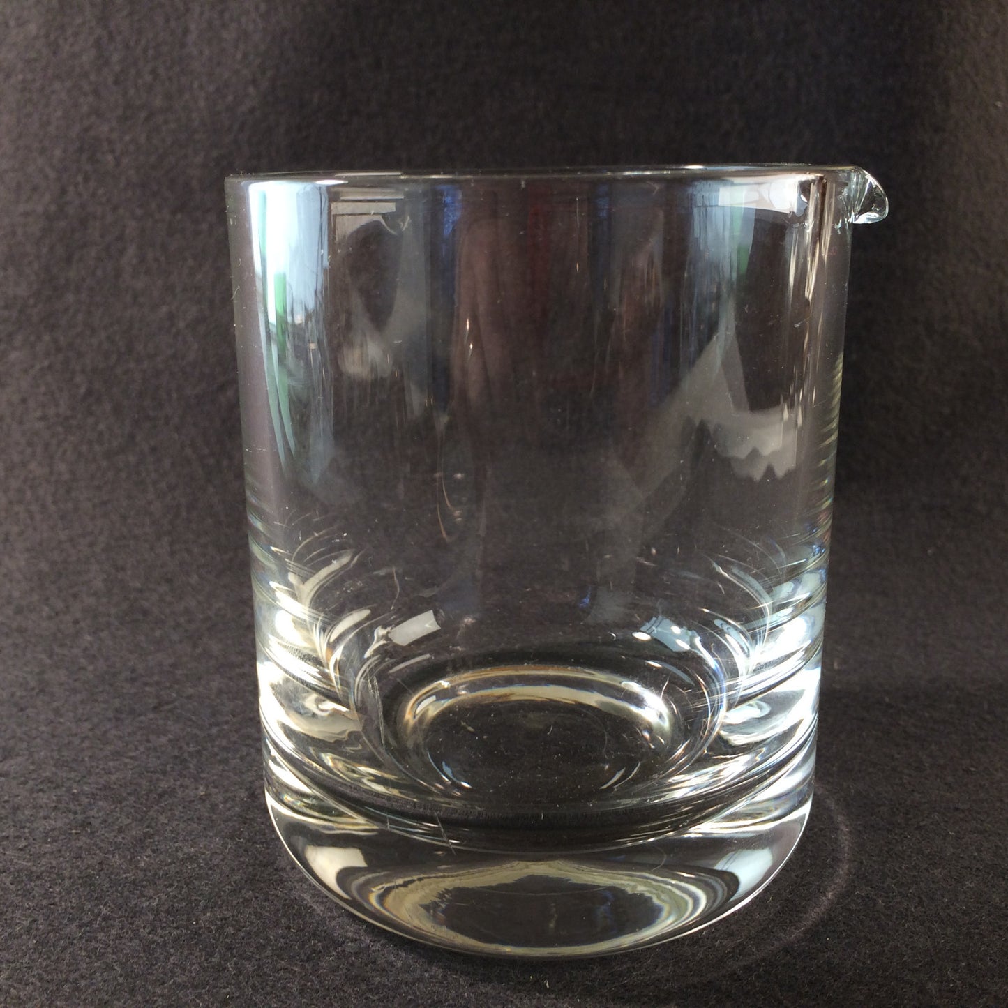 KARAFFE Kanne Krug im Design 60er 70er 9,5 cm Glas Kännchen