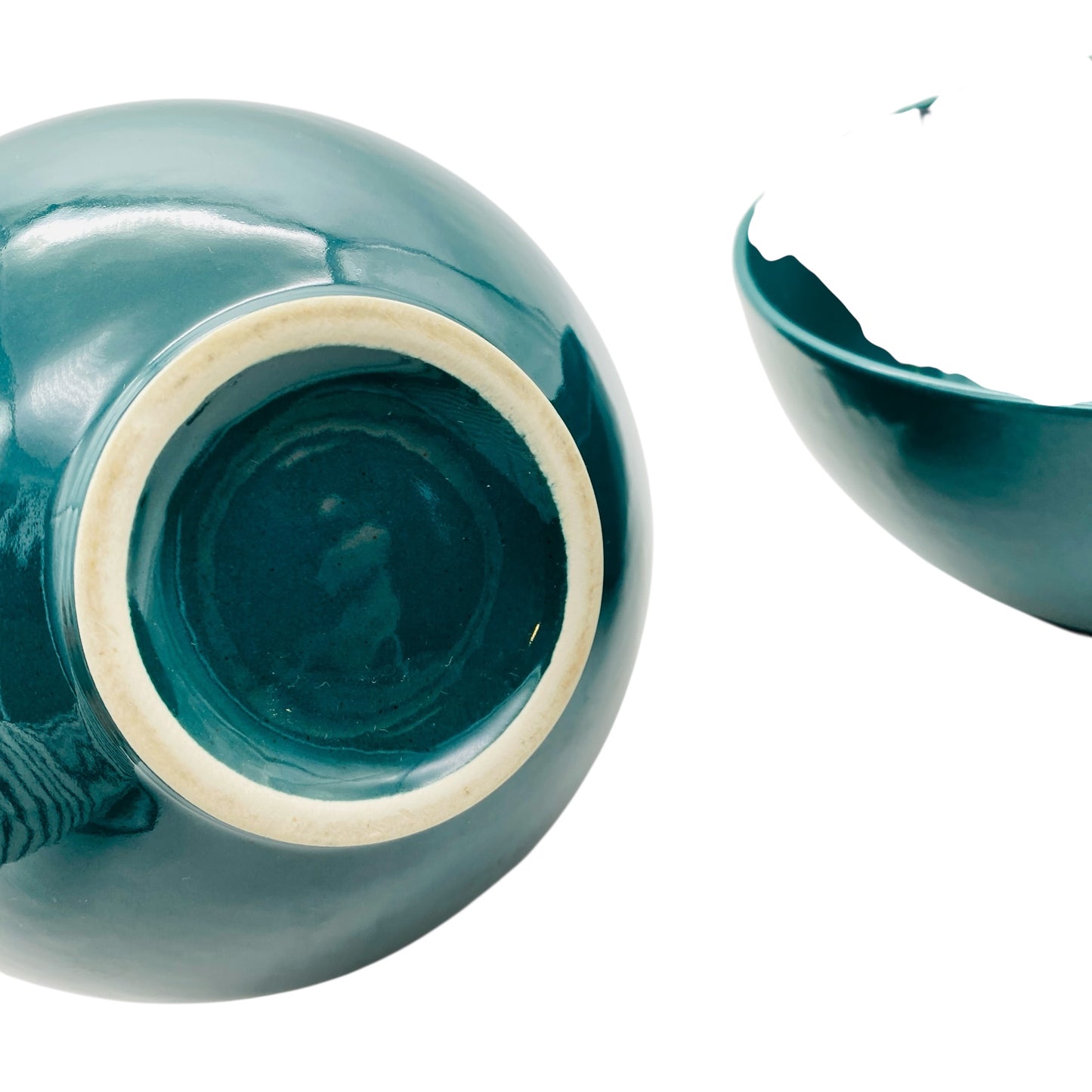 Arabia Kilta Schale Schüssel 2er Set Salatschüssel grün von Kaj Franck Iittala Teema