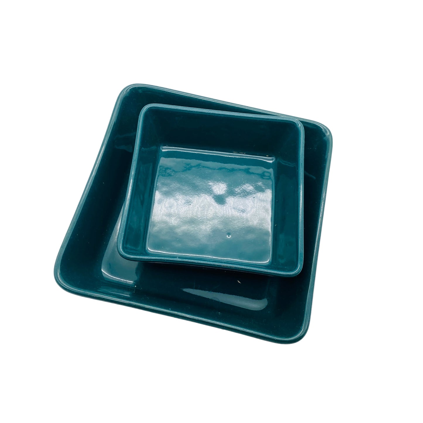 Arabia Kilta Schalen Set Schüsselset grün eckig von Kaj Franck Iittala Teema