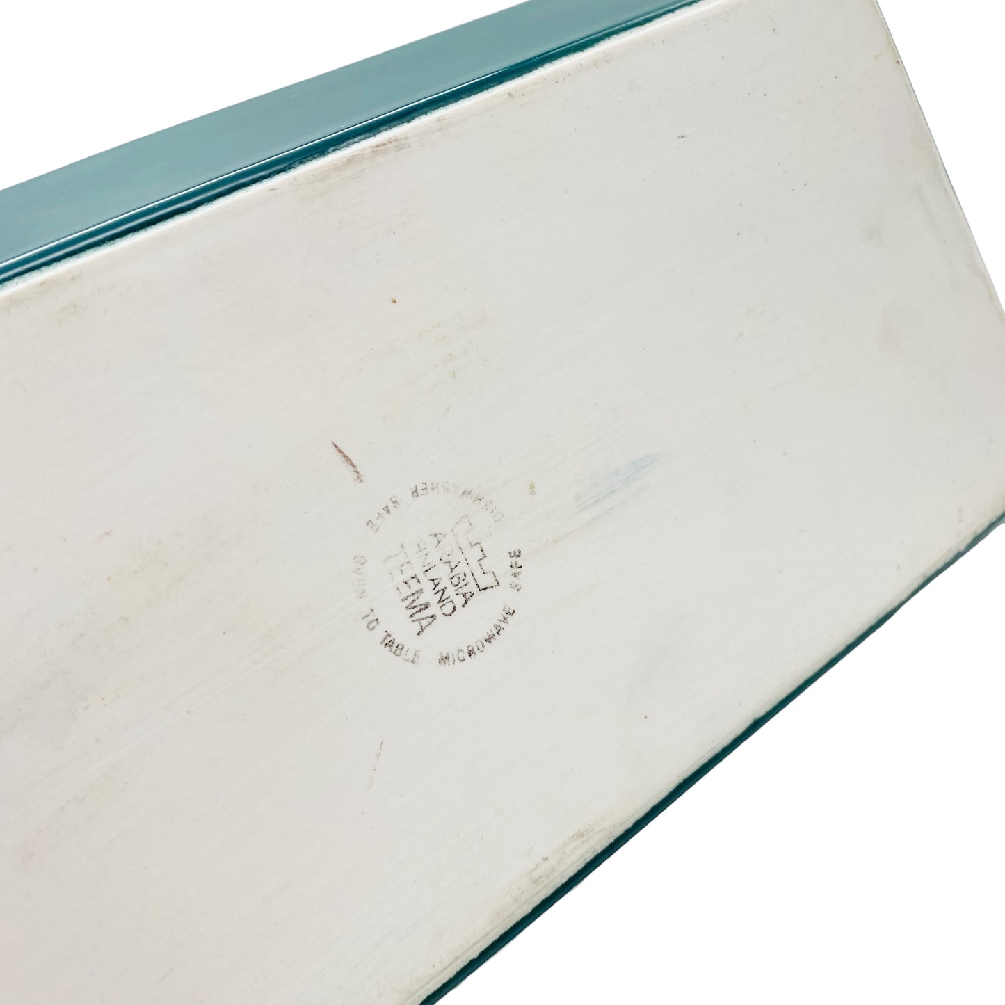 Arabia Kilta Servierplatte Kuchenplatte Schale grün von Kaj Franck Iittala Teema