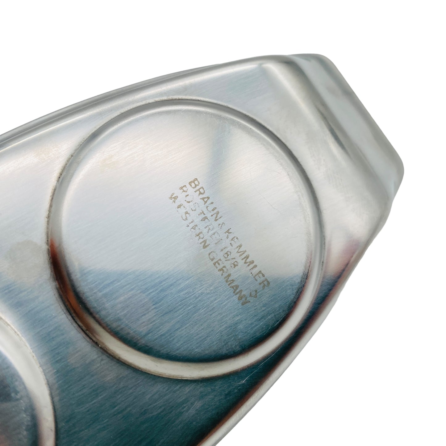 Braun & Kemmler Salz- und Pfefferstreuer Edelstahl Glas 60er 70er Jahre Vintage