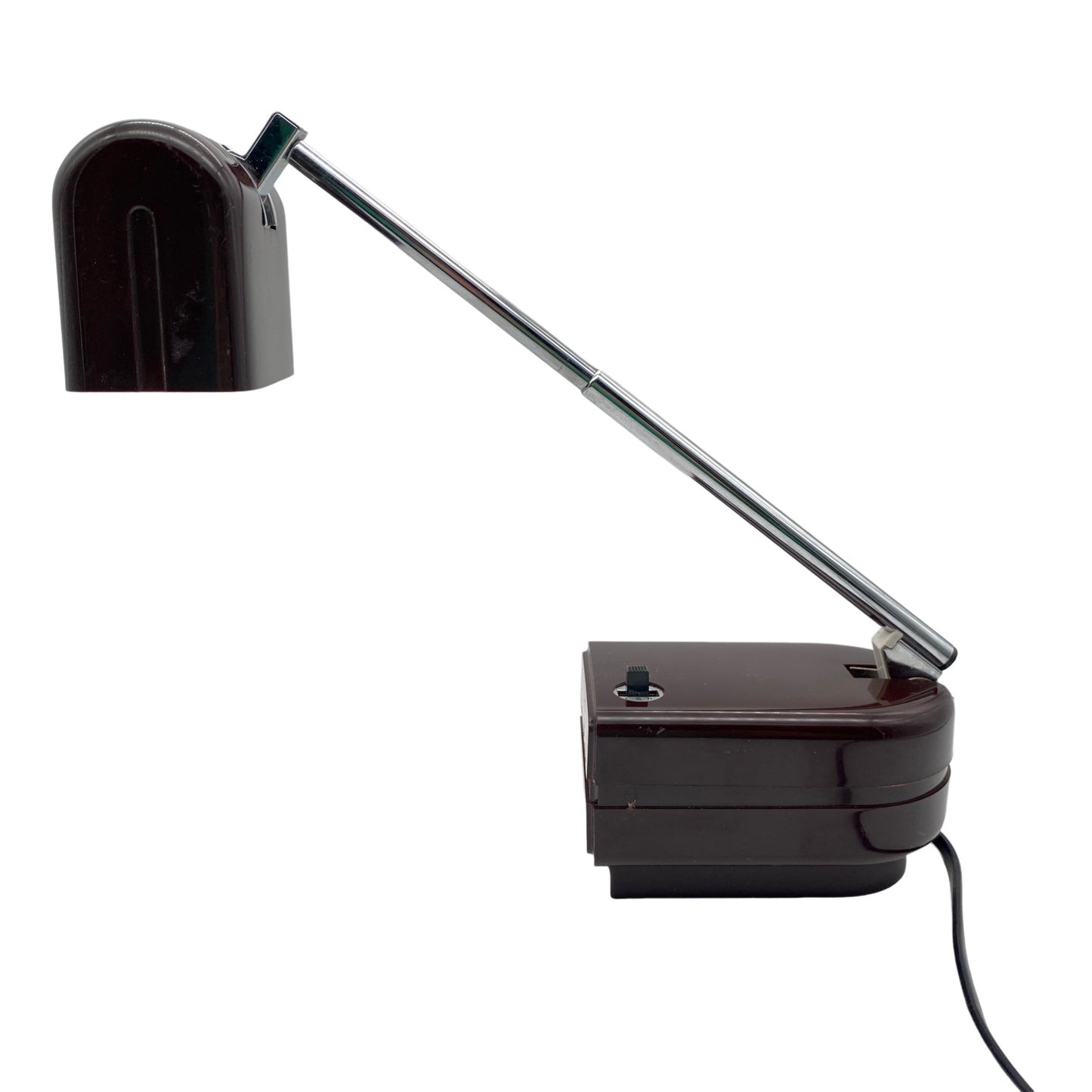 Briloner Leuchte braun Vintage 70er klappbar ausziehbar Reiseleuchte Lampe
