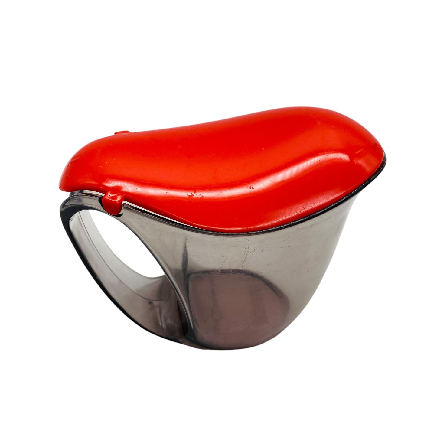 Buchsteiner Sahnekipper Claussen-Finks Design Kunststoff rot Kanne 60er 70er Vintage