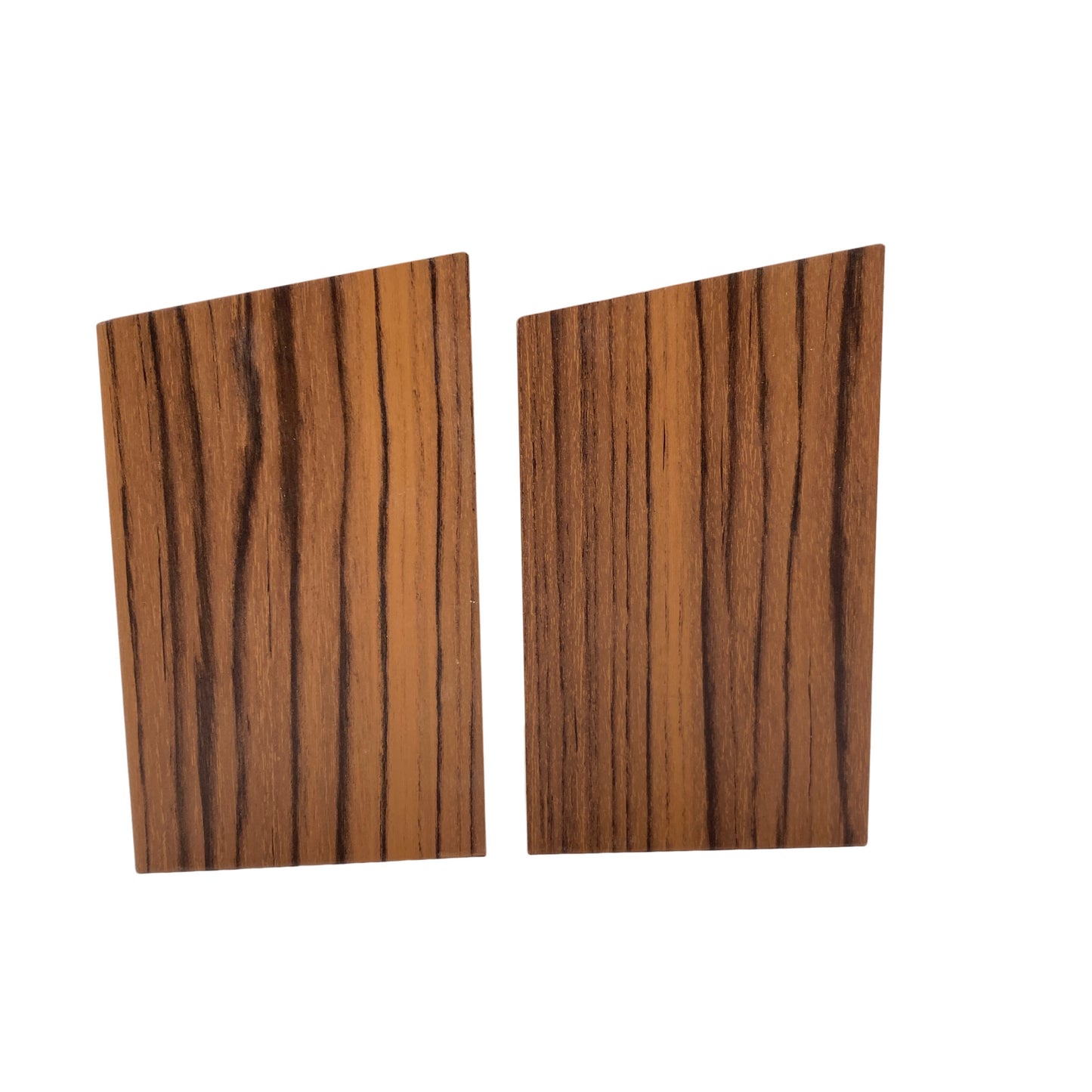 Bücherstützen Metall Holz Optik 60er 70er Jahre Vintage Bücherhalter