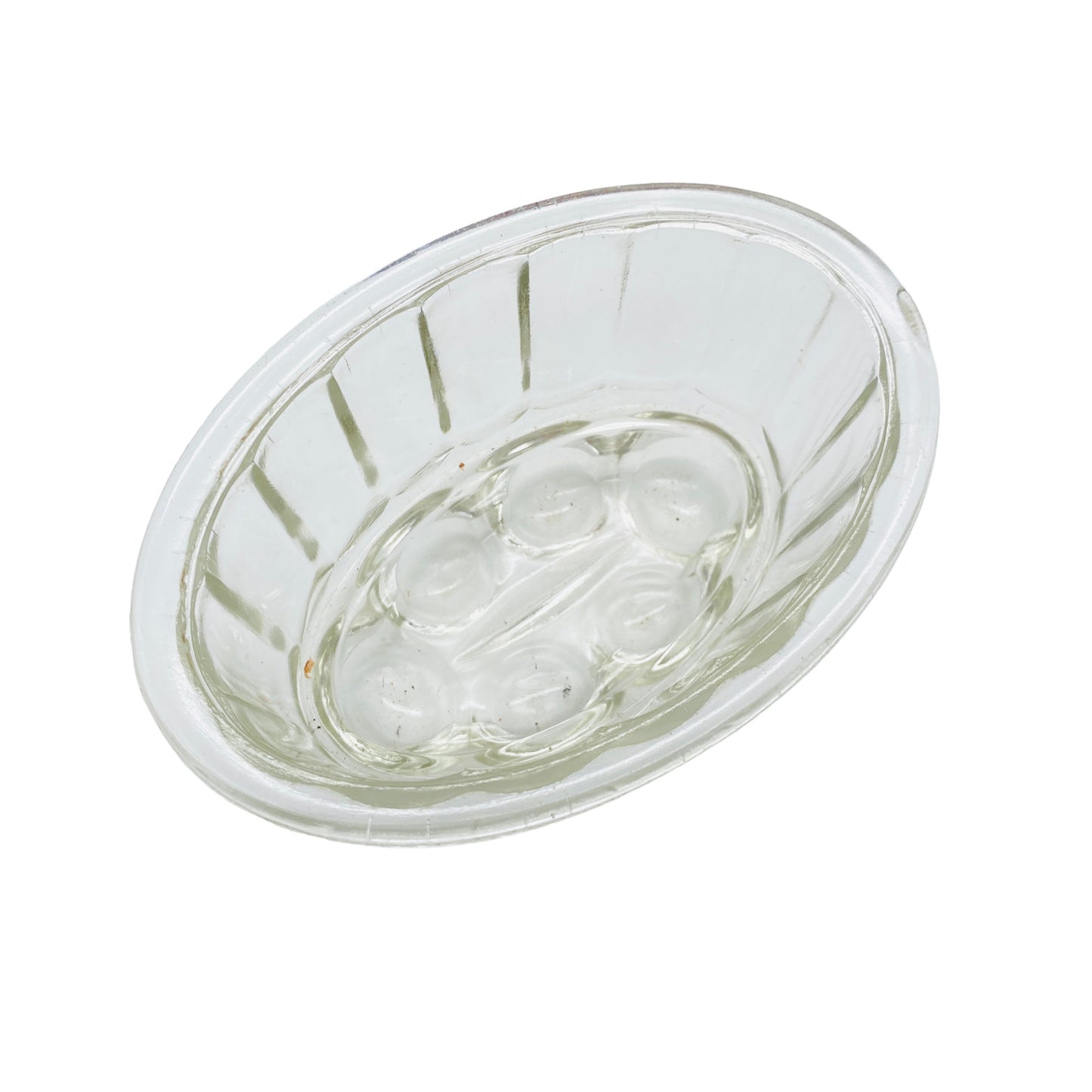 Butterform Glas Vintage Pressglas 50er 60er 70er Form