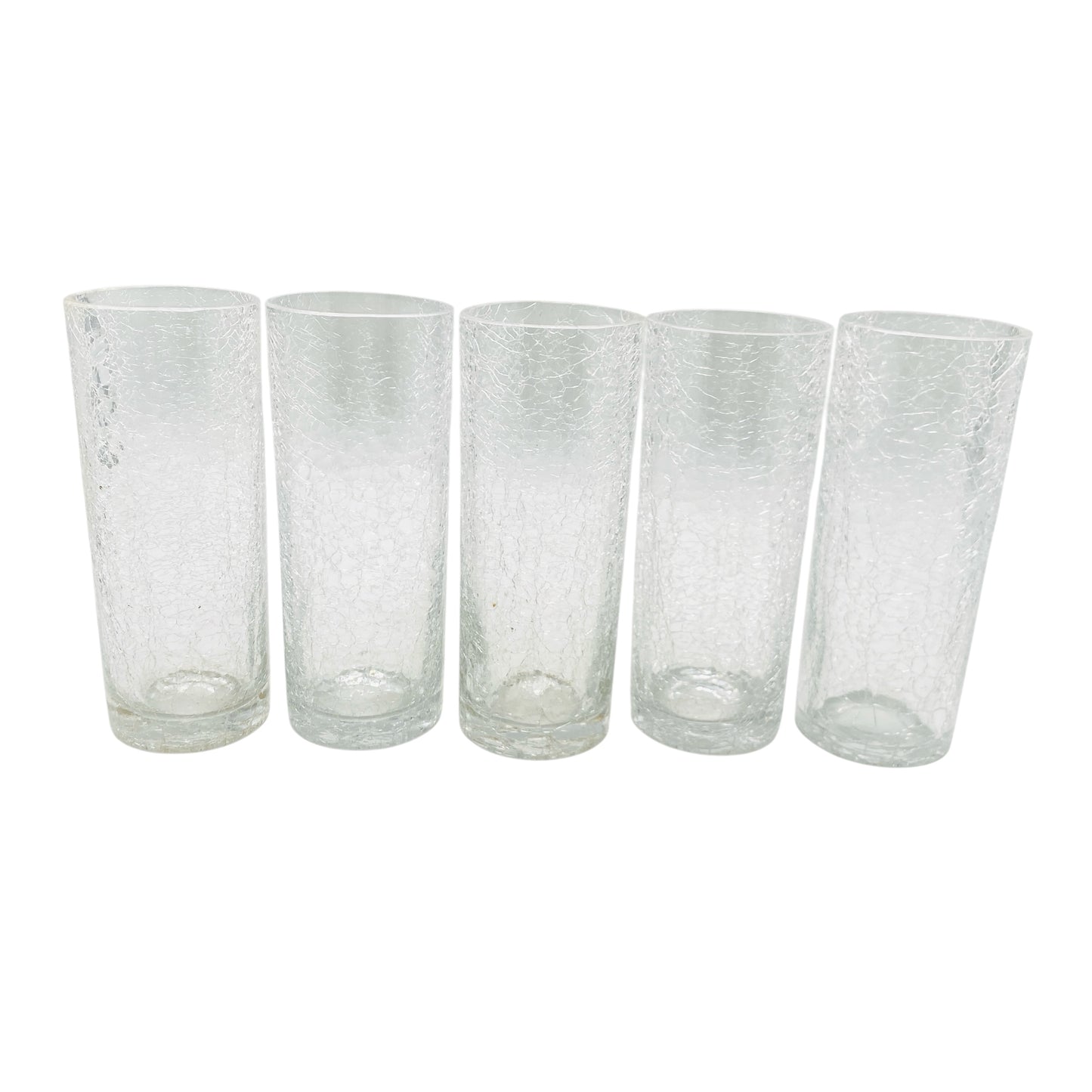 Cocktailgläser Longdrickgläser Craquelße Glas Eisglas 50er 60er 70er Jahre Hausbar Gläser