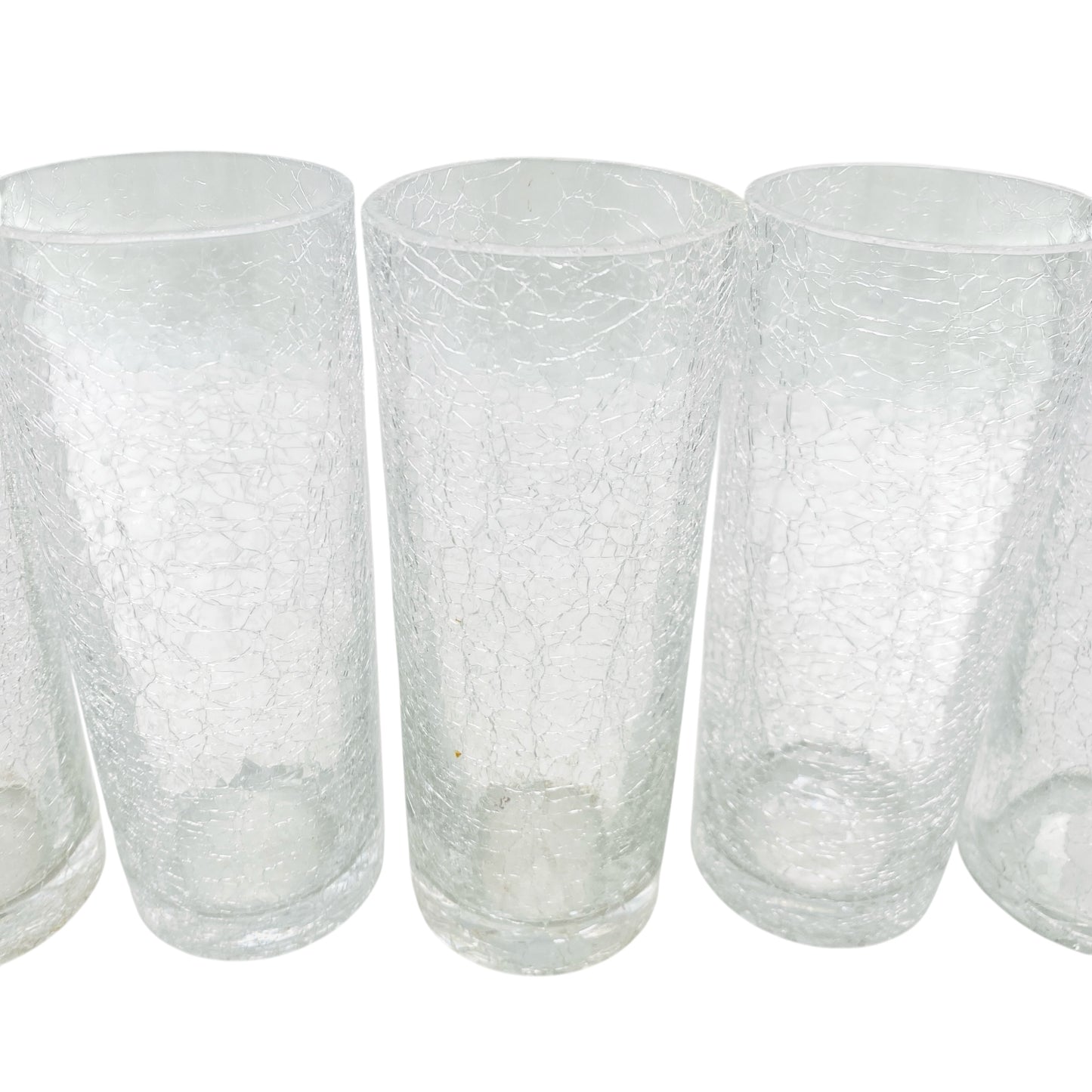 Cocktailgläser Longdrickgläser Craquelße Glas Eisglas 50er 60er 70er Jahre Hausbar Gläser