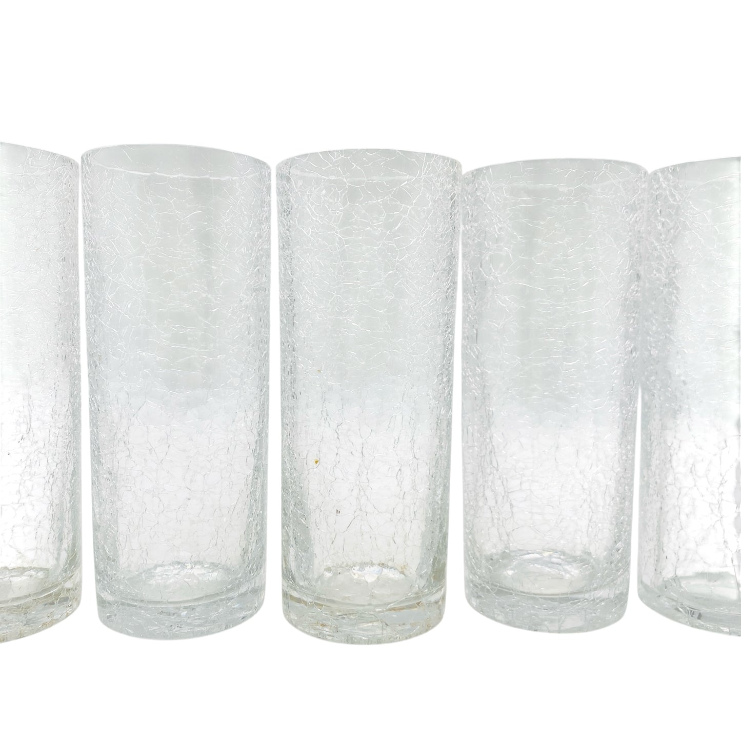 Cocktailgläser Longdrickgläser Craquelße Glas Eisglas 50er 60er 70er Jahre Hausbar Gläser