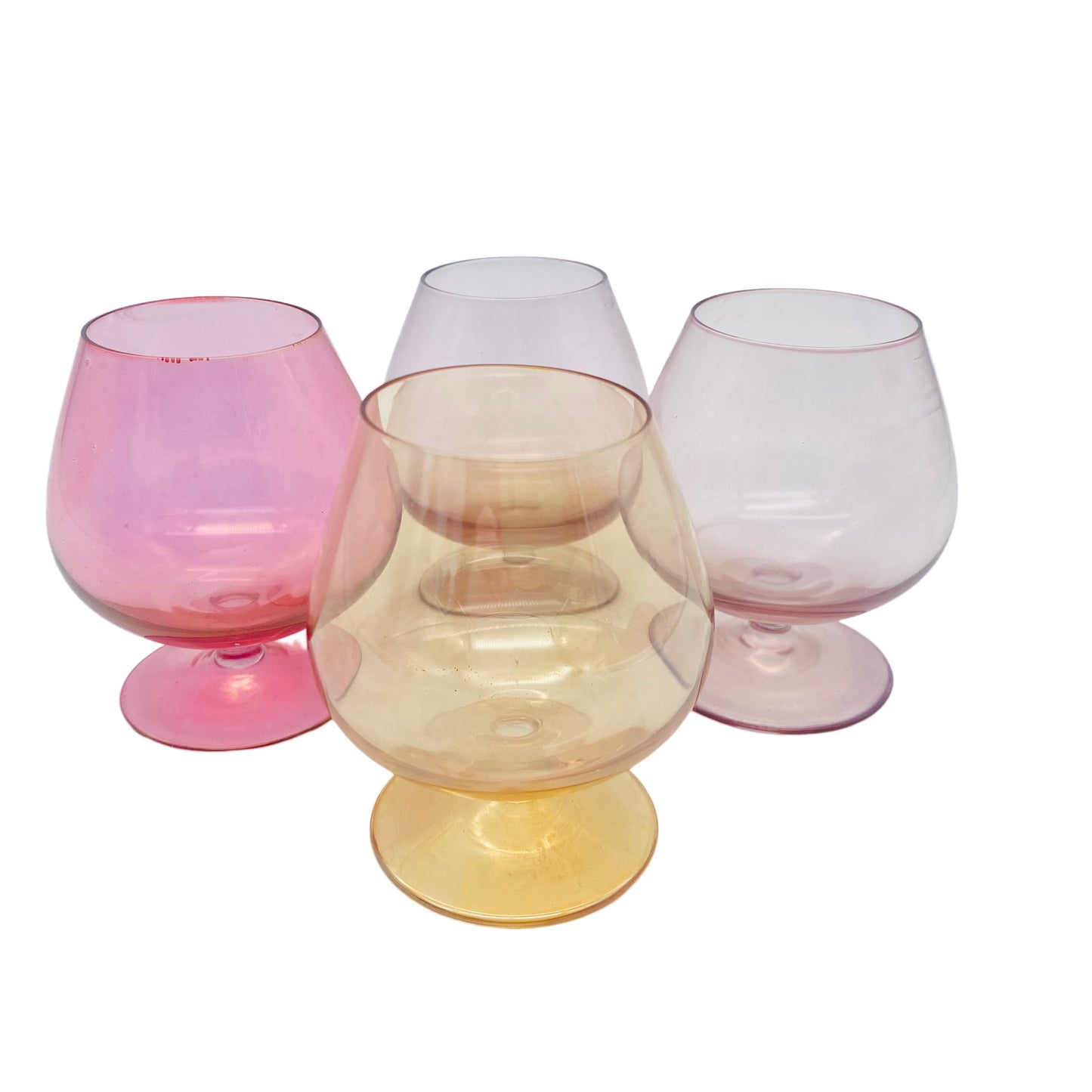 Cognacgläser Gläser Mid Century irisierendes Glas 50er 60er Jahre