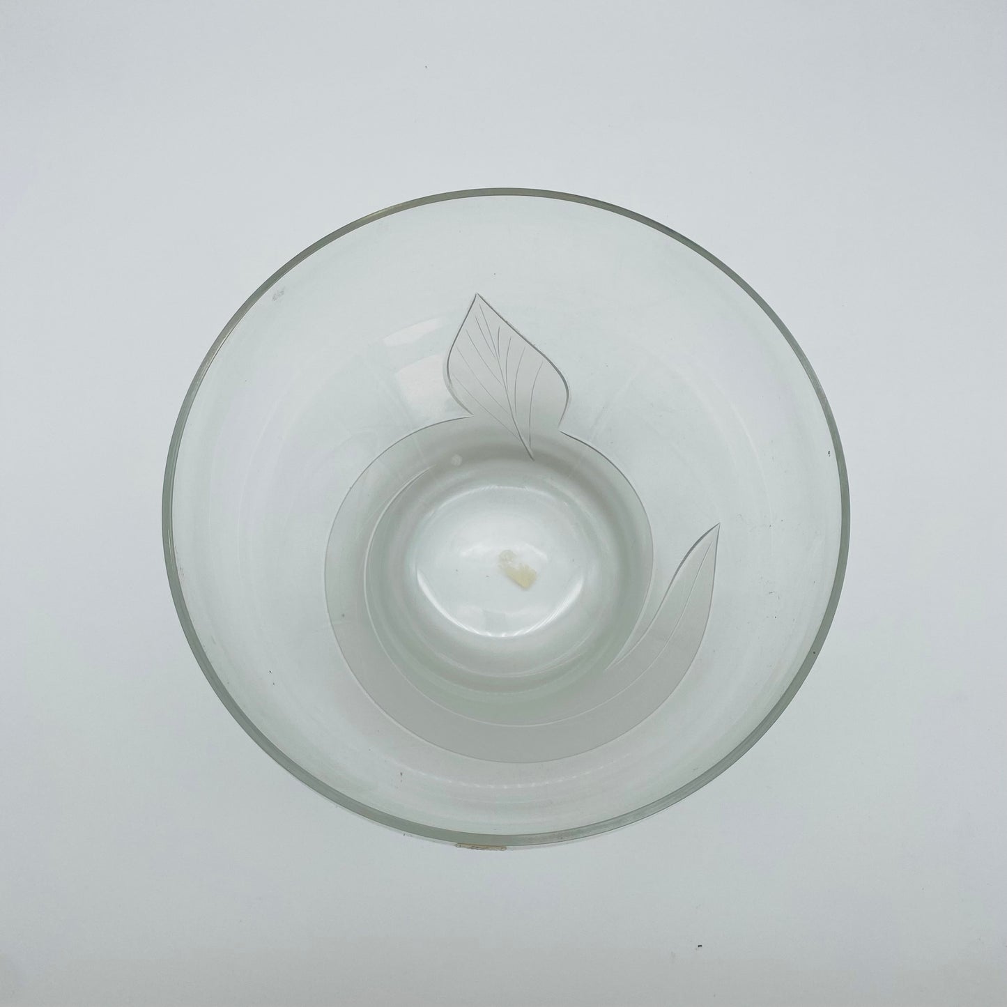 EISCH Schale Schüssel Glas Dekor Springtime Glasschale Vintage