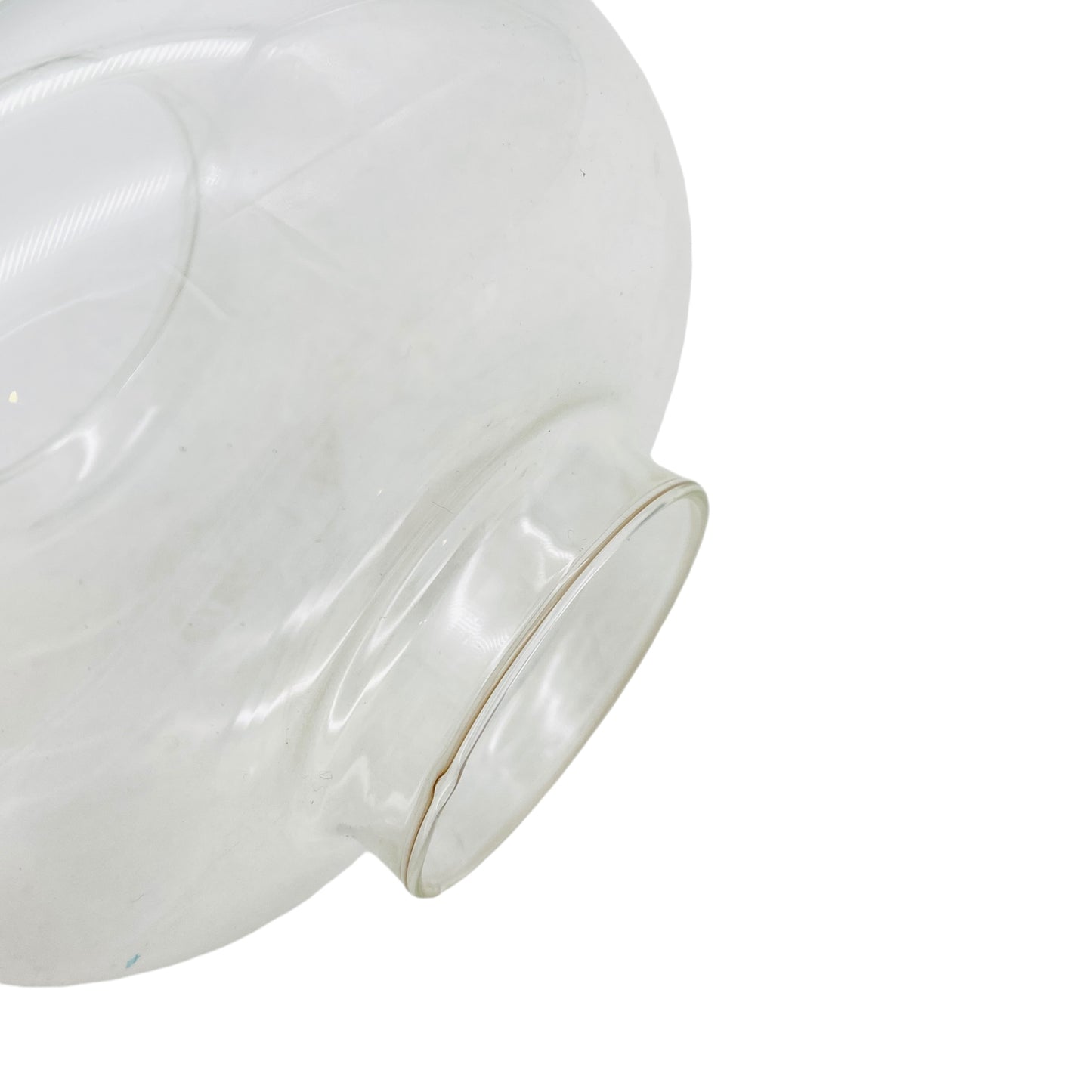 Ersatzschirm Glas transparnt für Windlicht Leuchte Lampe Gartenlicht 70er 80er Jahre