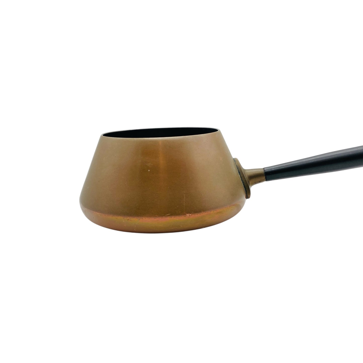 Fonduetopf aus Kupfer von Spring aus der Schweiz Vintage 60er 70er Jahre Stieltopf