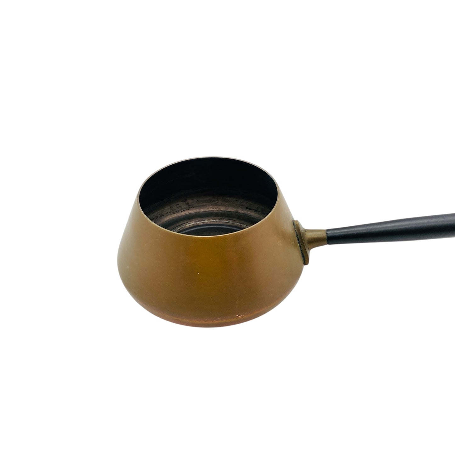 Fonduetopf aus Kupfer von Spring aus der Schweiz Vintage 60er 70er Jahre Stieltopf