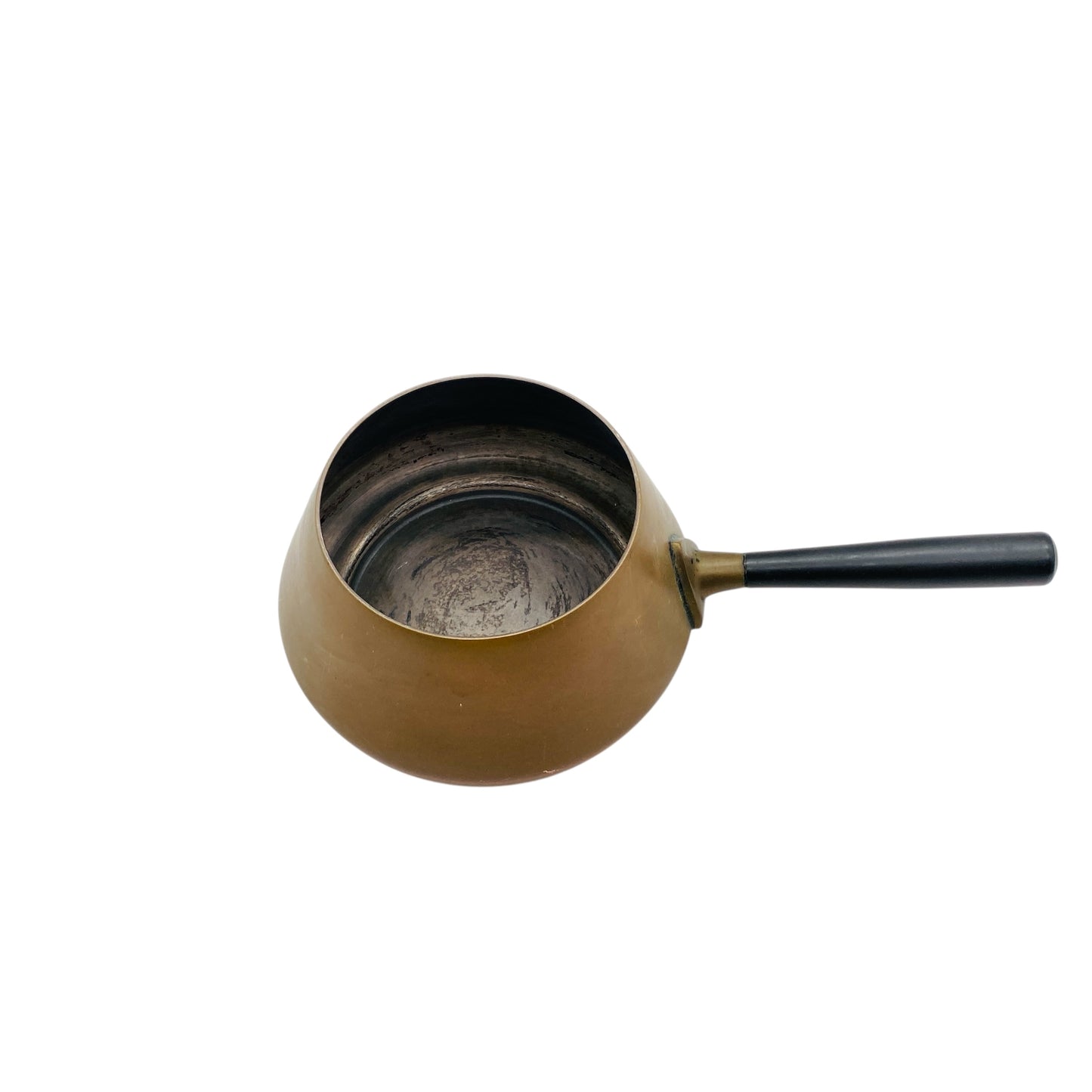 Fonduetopf aus Kupfer von Spring aus der Schweiz Vintage 60er 70er Jahre Stieltopf