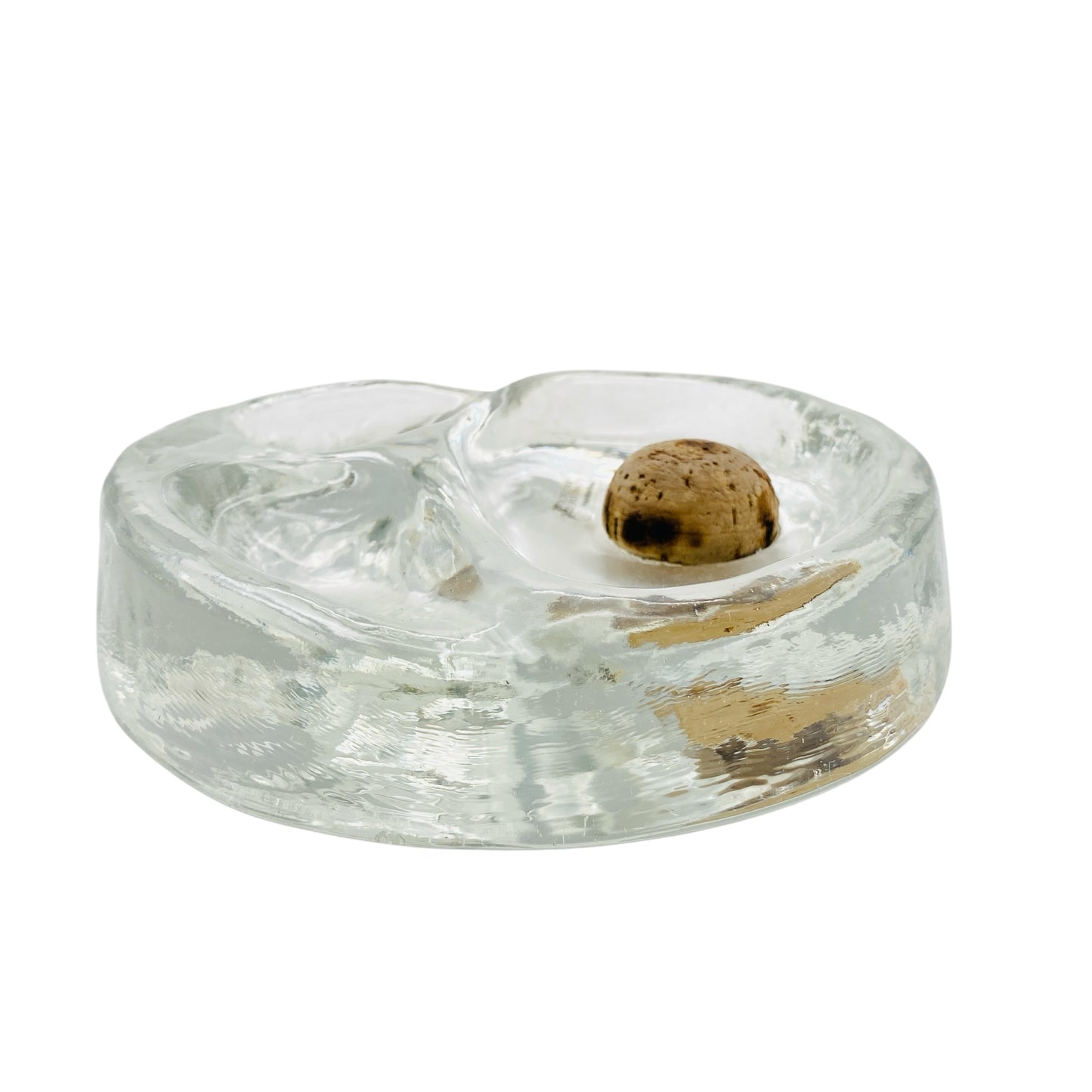 Georgshütte Glasdesign Aschenbecher Pfeifenaschenbecher Glas 60er 70er Schale