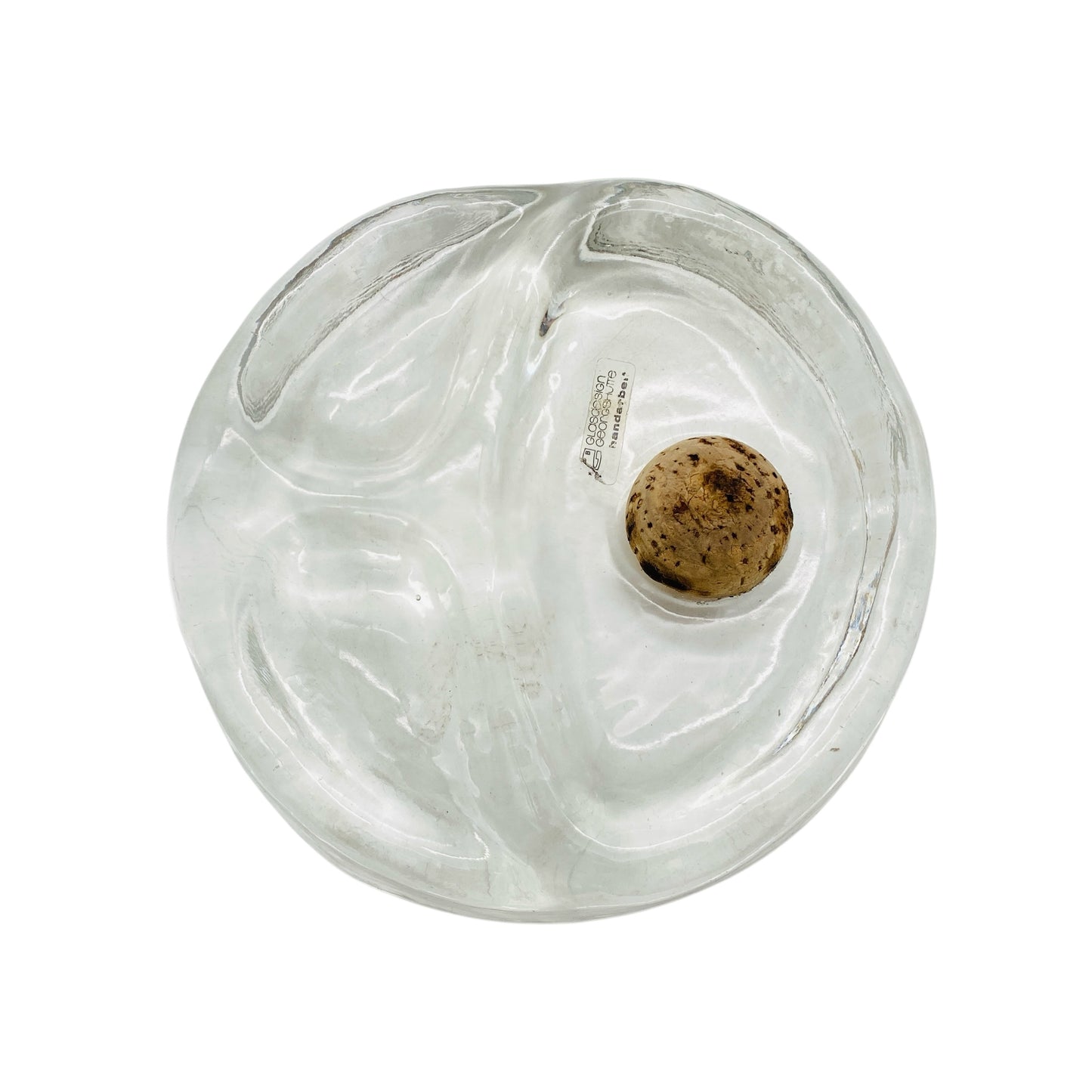 Georgshütte Glasdesign Aschenbecher Pfeifenaschenbecher Glas 60er 70er Schale