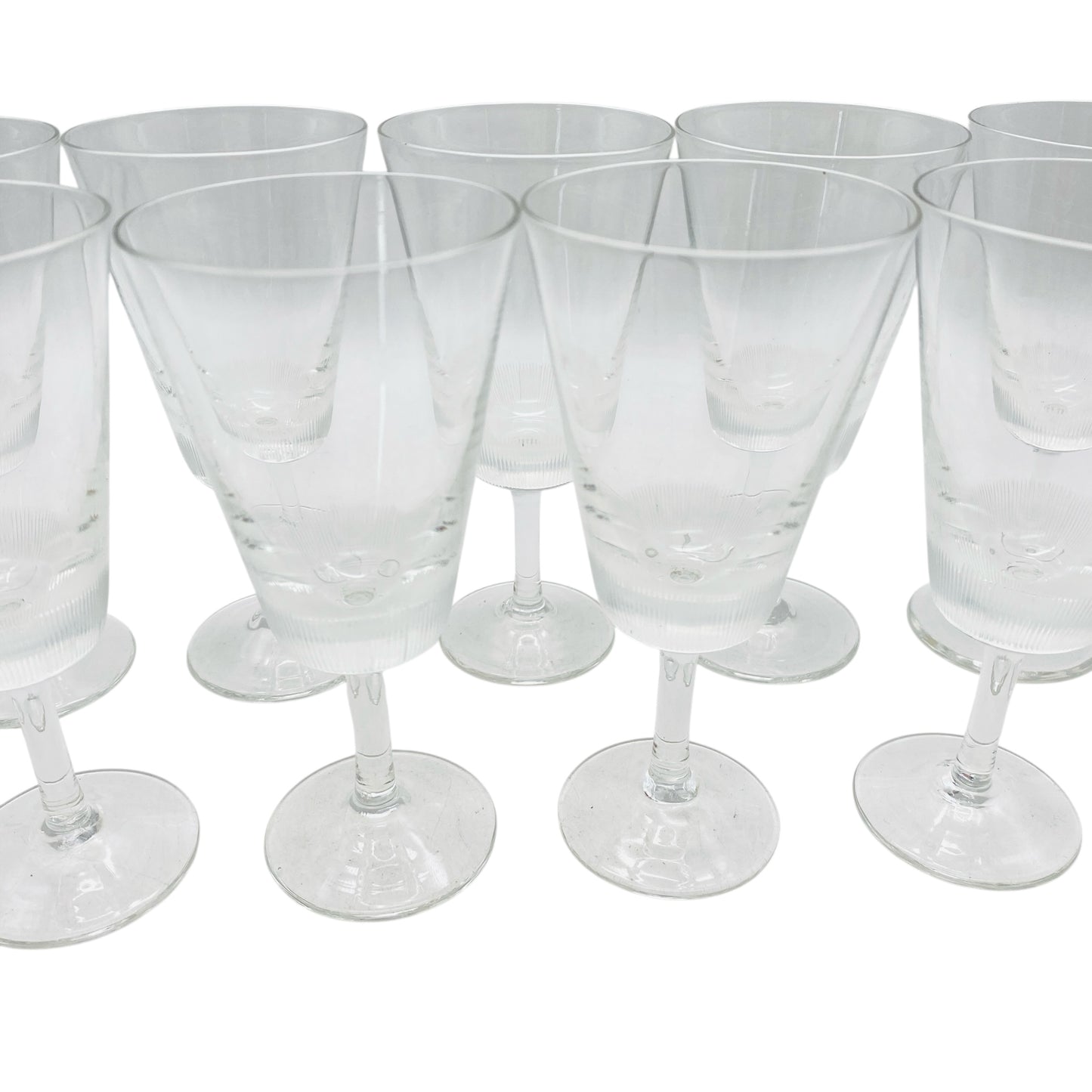 ICHENDORF Schnapsgläser Piccolino 9er Set Vintage 50er 60er Jahre Mid Century Design H. Sattler