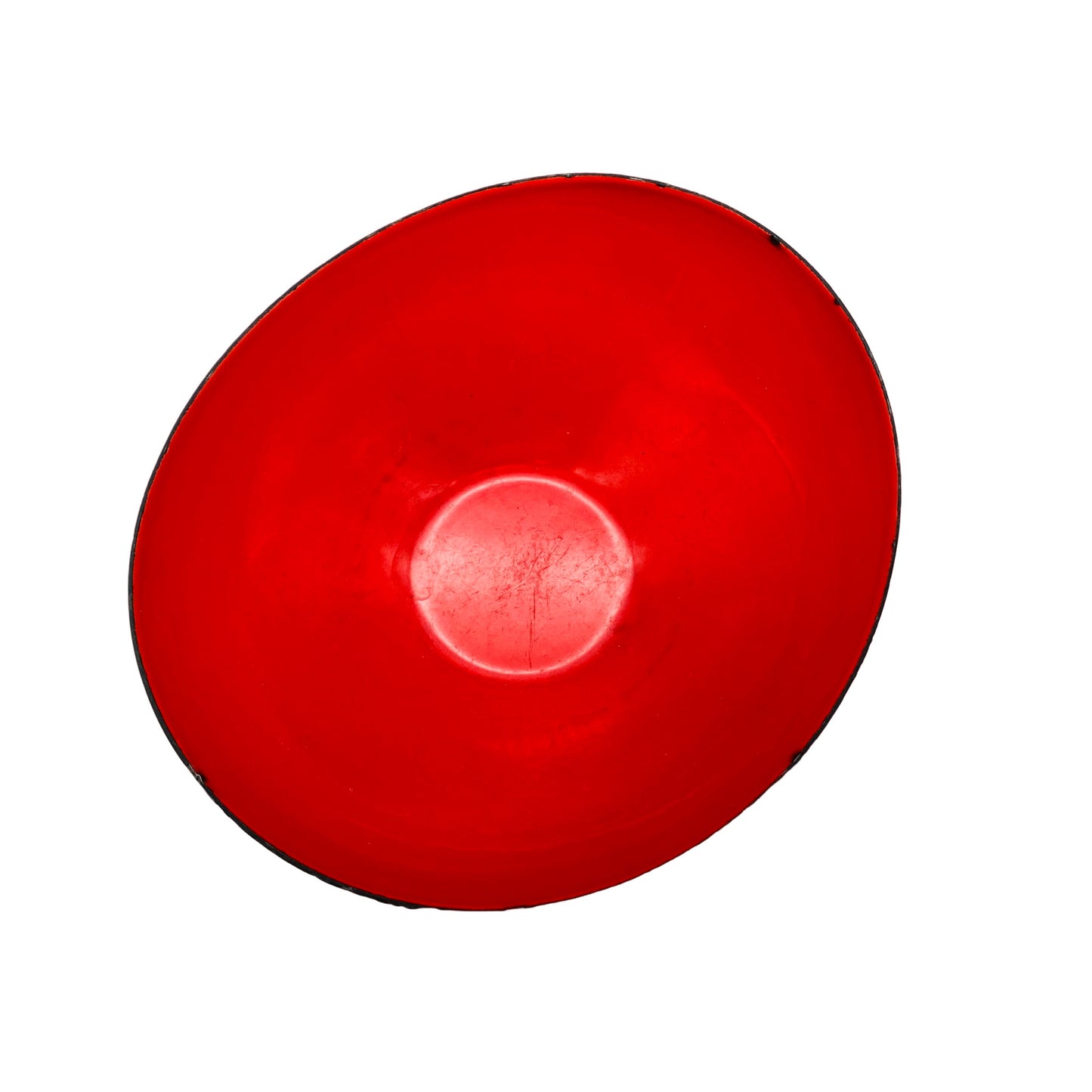 Herbert Krenchel Schale Emaille rot schwarz für Torben Orskov Dänemark Vintage