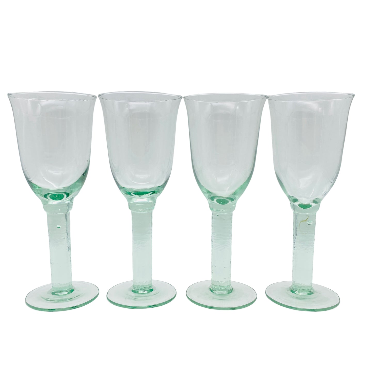 Weingläser grün 4er Set ländliches Design Glas Gläser