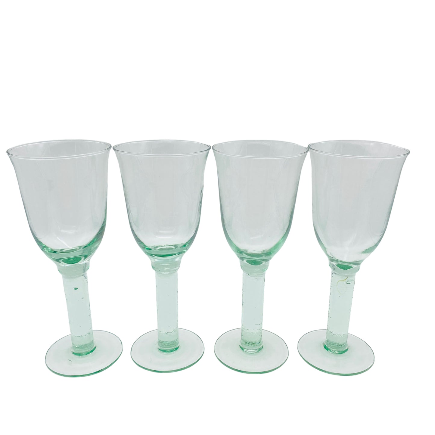 Weingläser grün 4er Set ländliches Design Glas Gläser