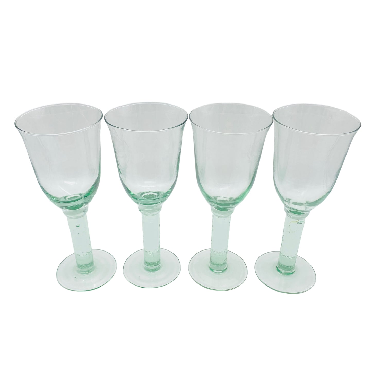 Weingläser grün 4er Set ländliches Design Glas Gläser