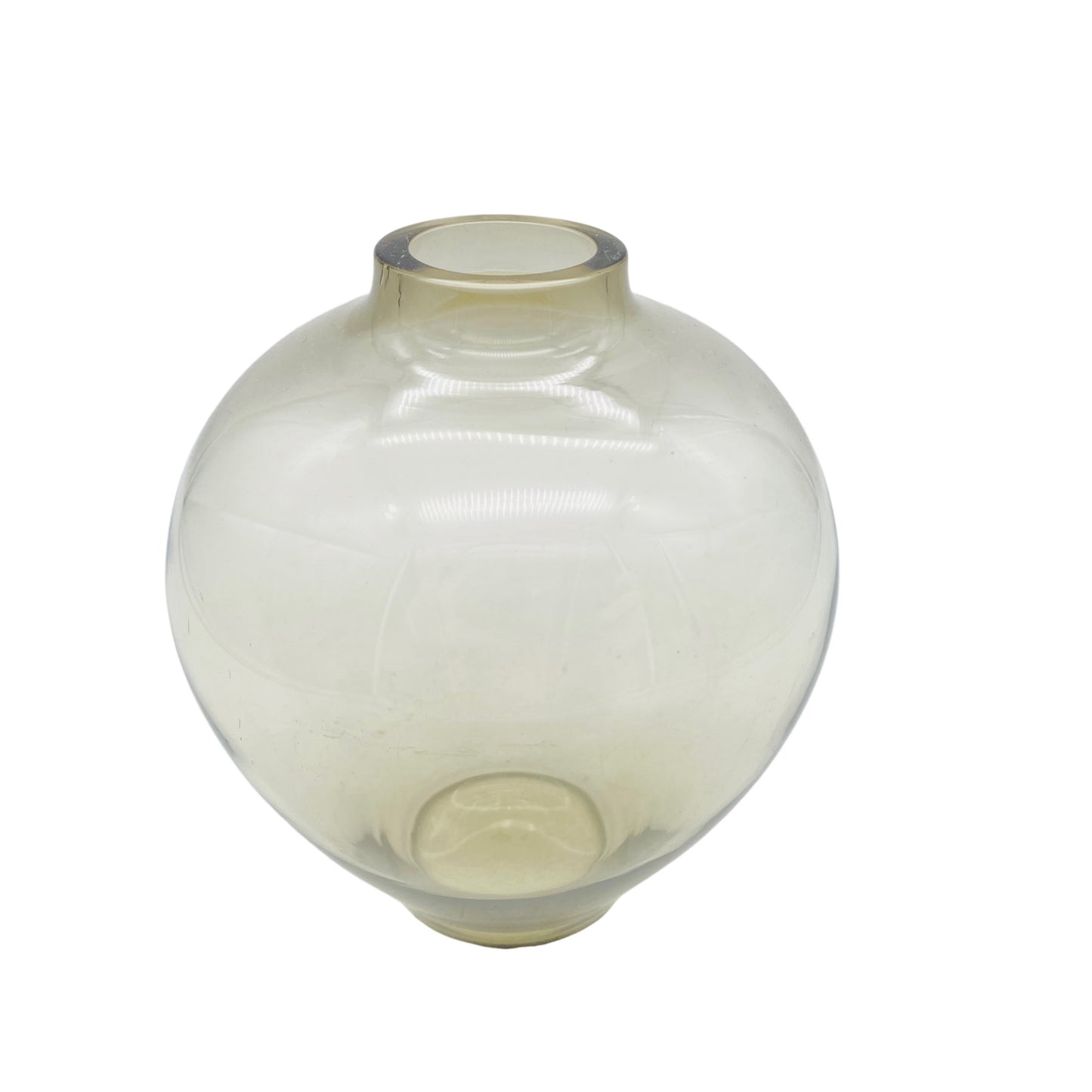Rauchglasvase 60er 70er Mid Century Glas Vase Vintagedekoration