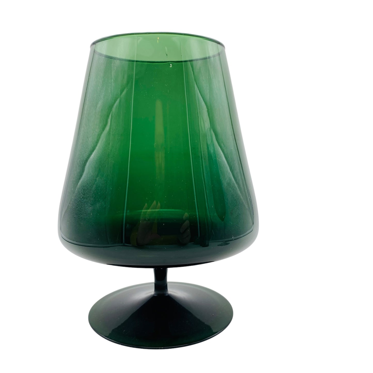 INGRID Glas Vase grün Design Kurt Wokan 1970er Jahre Schneegattern
