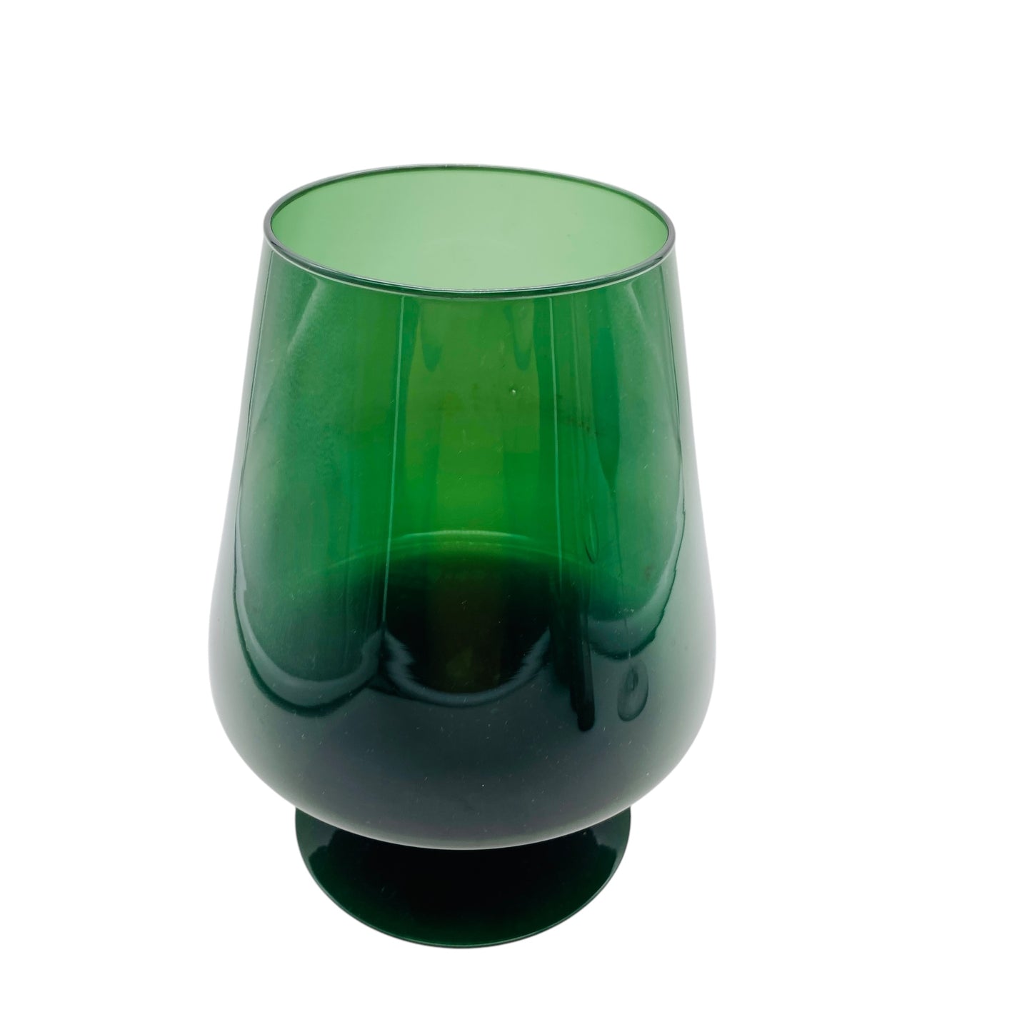 INGRID Glas Vase grün Design Kurt Wokan 1970er Jahre Schneegattern