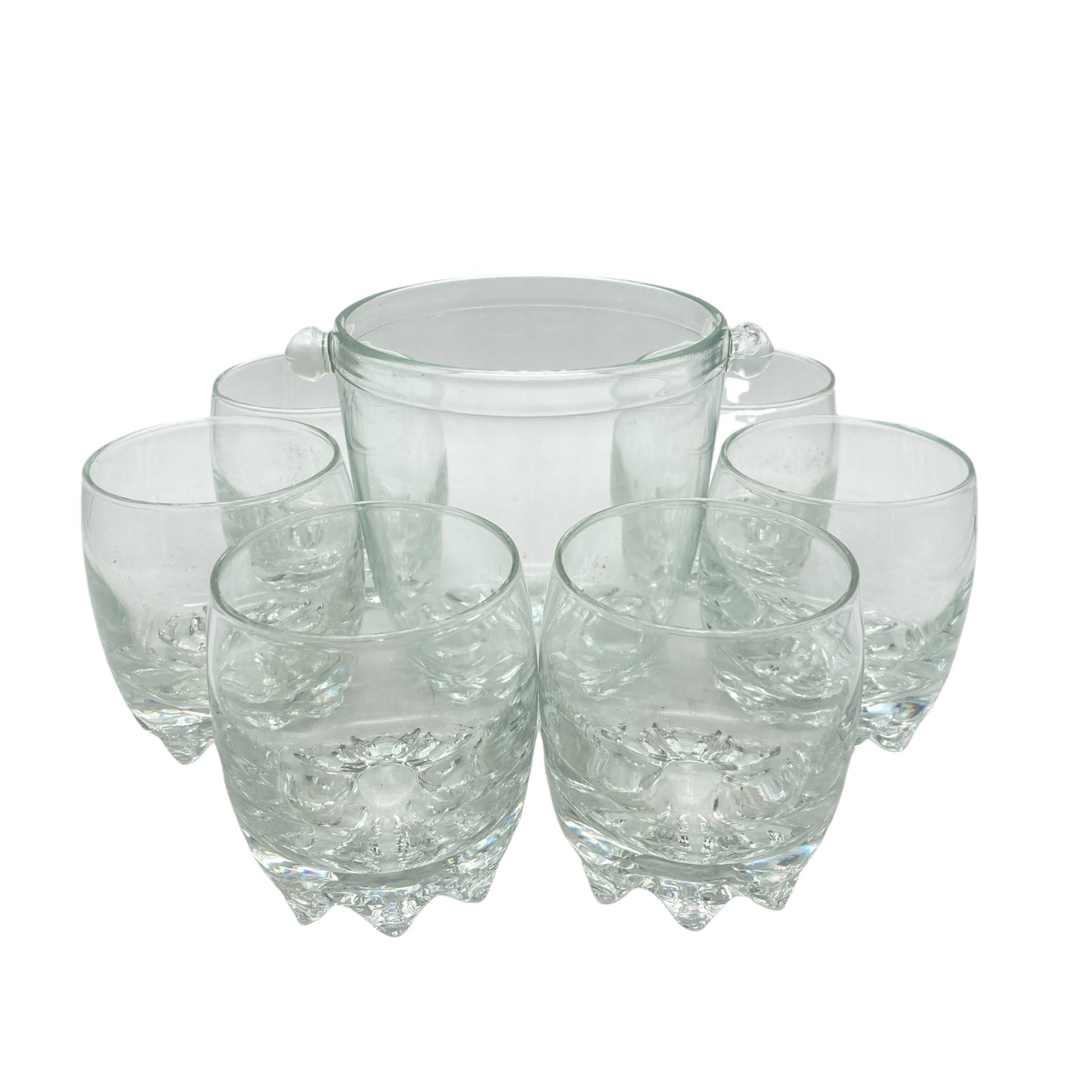 I Vetri di Fidenza Whisky Set Ice Bucket Eiseimer Gläser Vintage 70er 80er