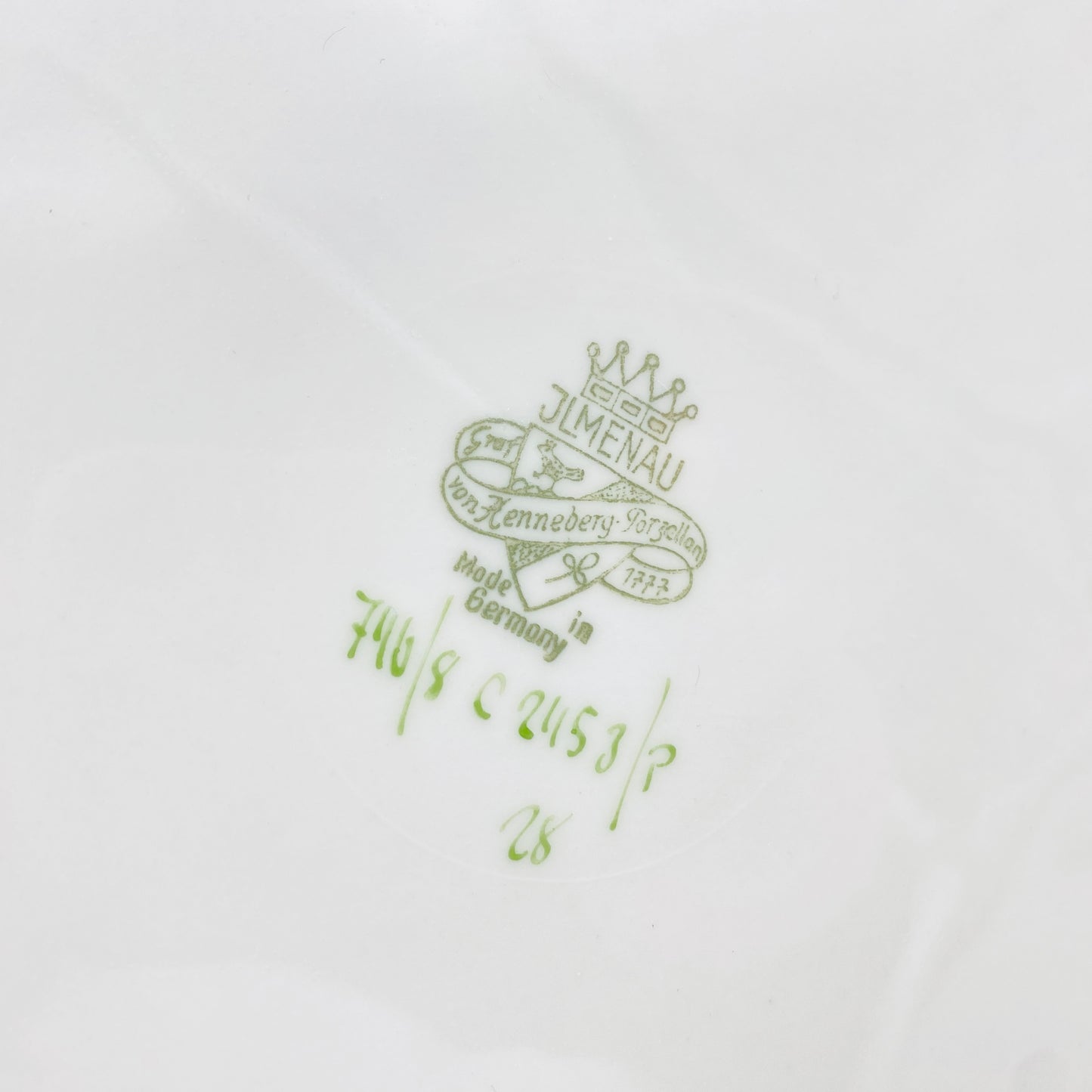 Ilmenau Graf von Henneberg Porzellan 60er 70er Schale Vintage Blätter