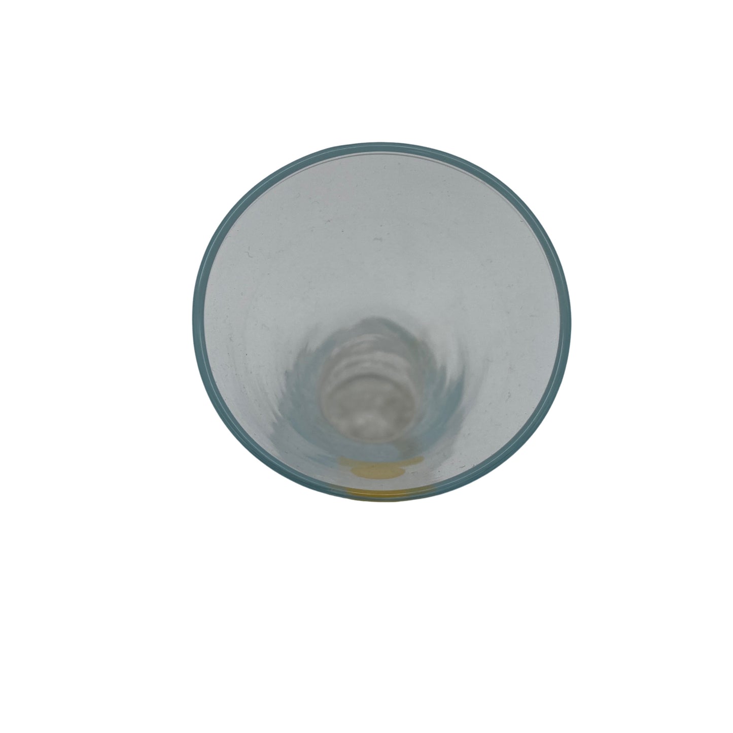 Ingrid Glas Vase Mid Century transparent Craquelle 60er 70er Jahre