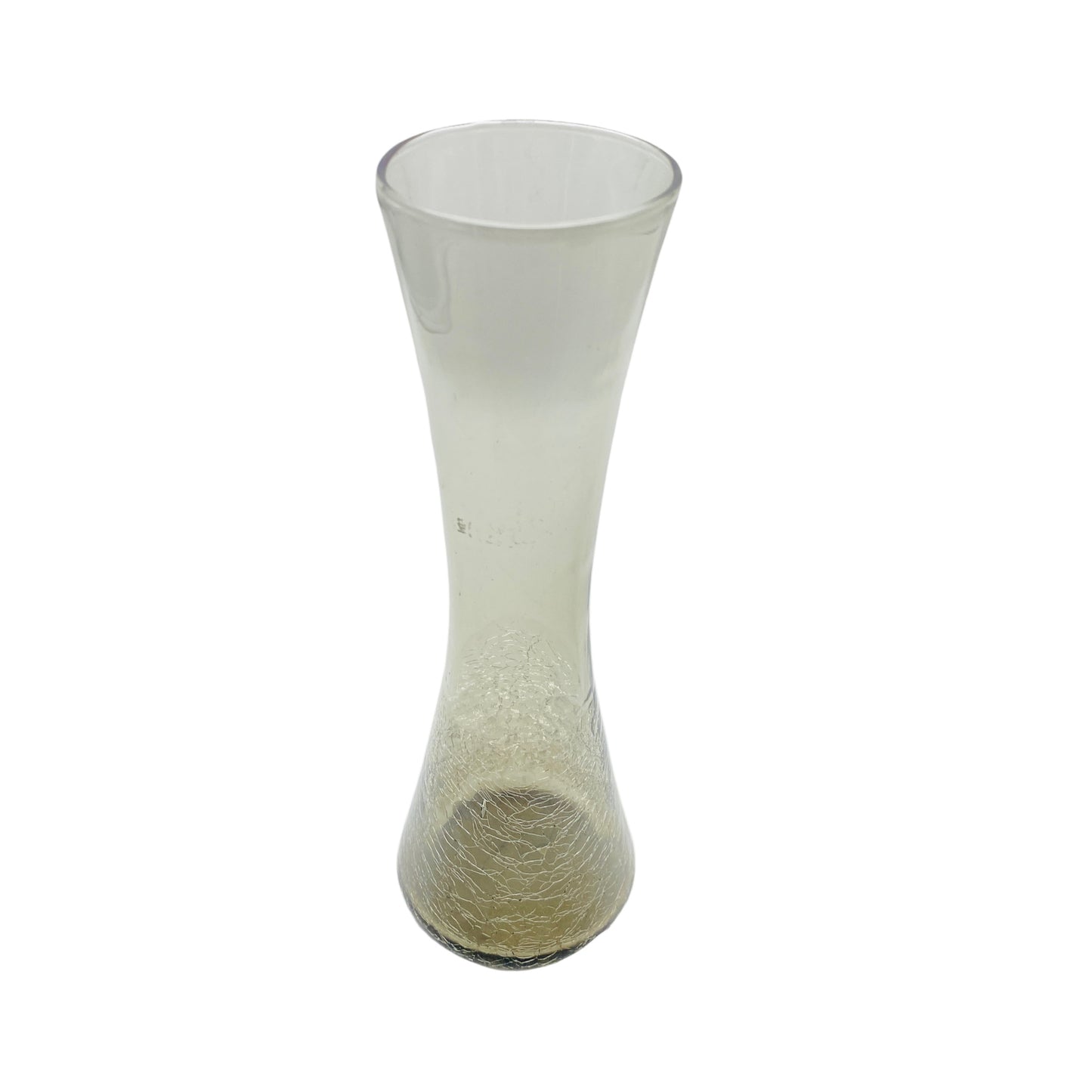 Ingrid Glas Vase Rauchglas Craquele 60er 70er Mid Century Vintage