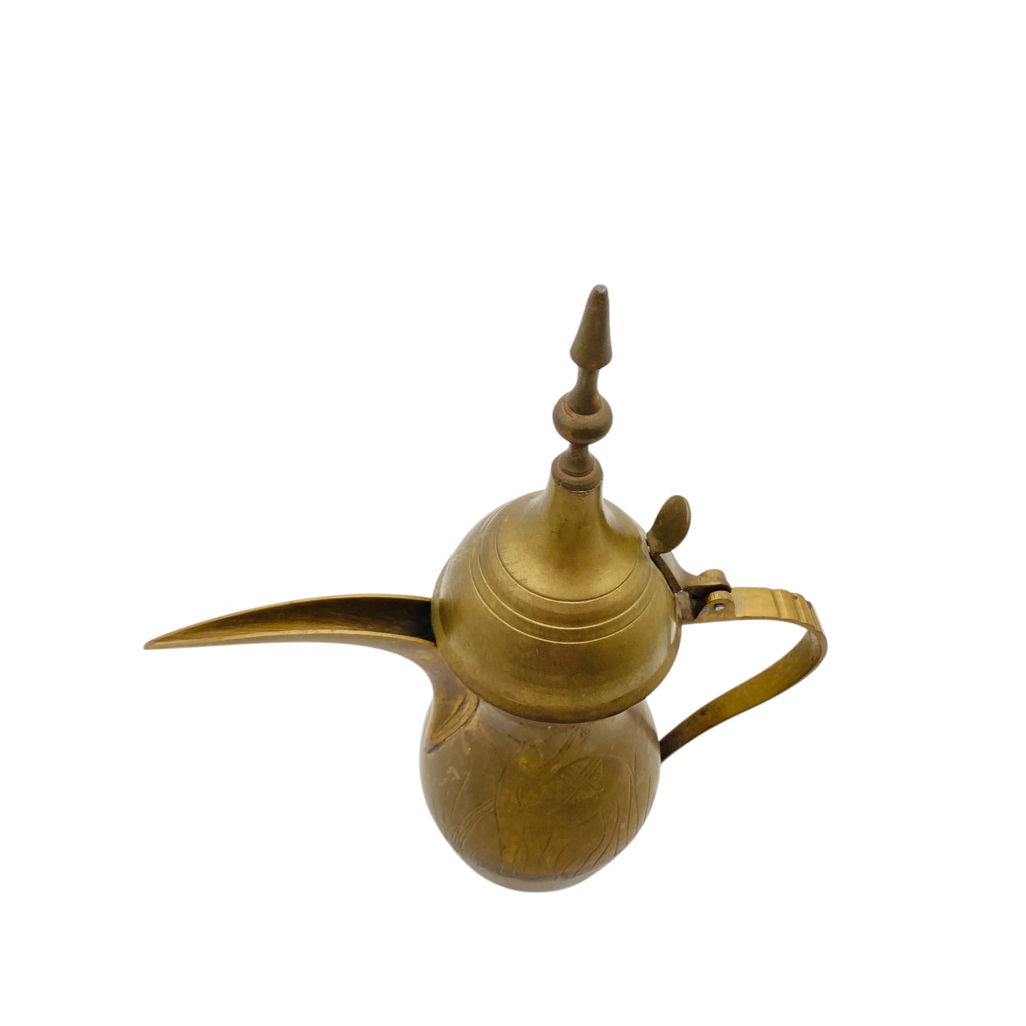 KANNE Teekanne MESSING 50er 60er MID CENTURY orientalisch 27 cm