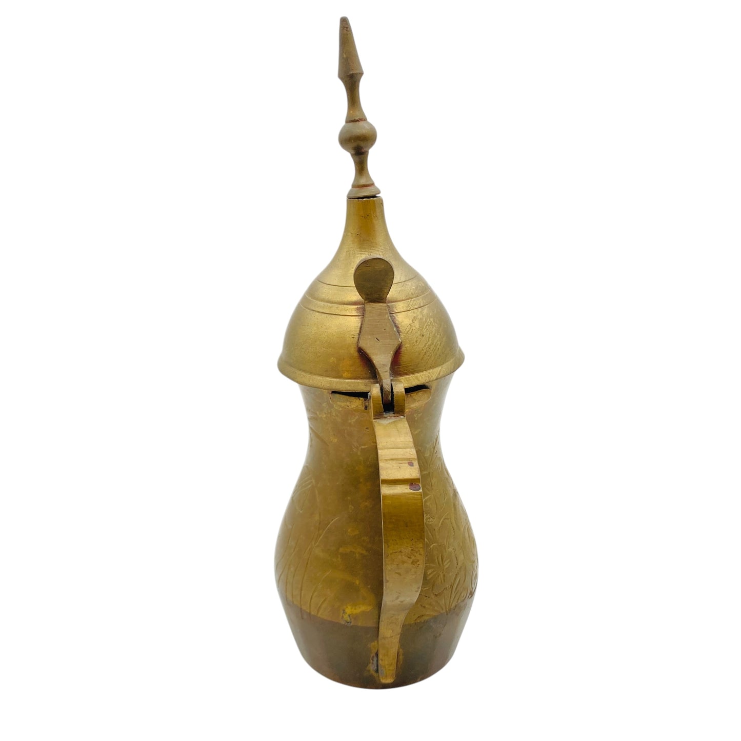 KANNE Teekanne MESSING 50er 60er MID CENTURY orientalisch 27 cm
