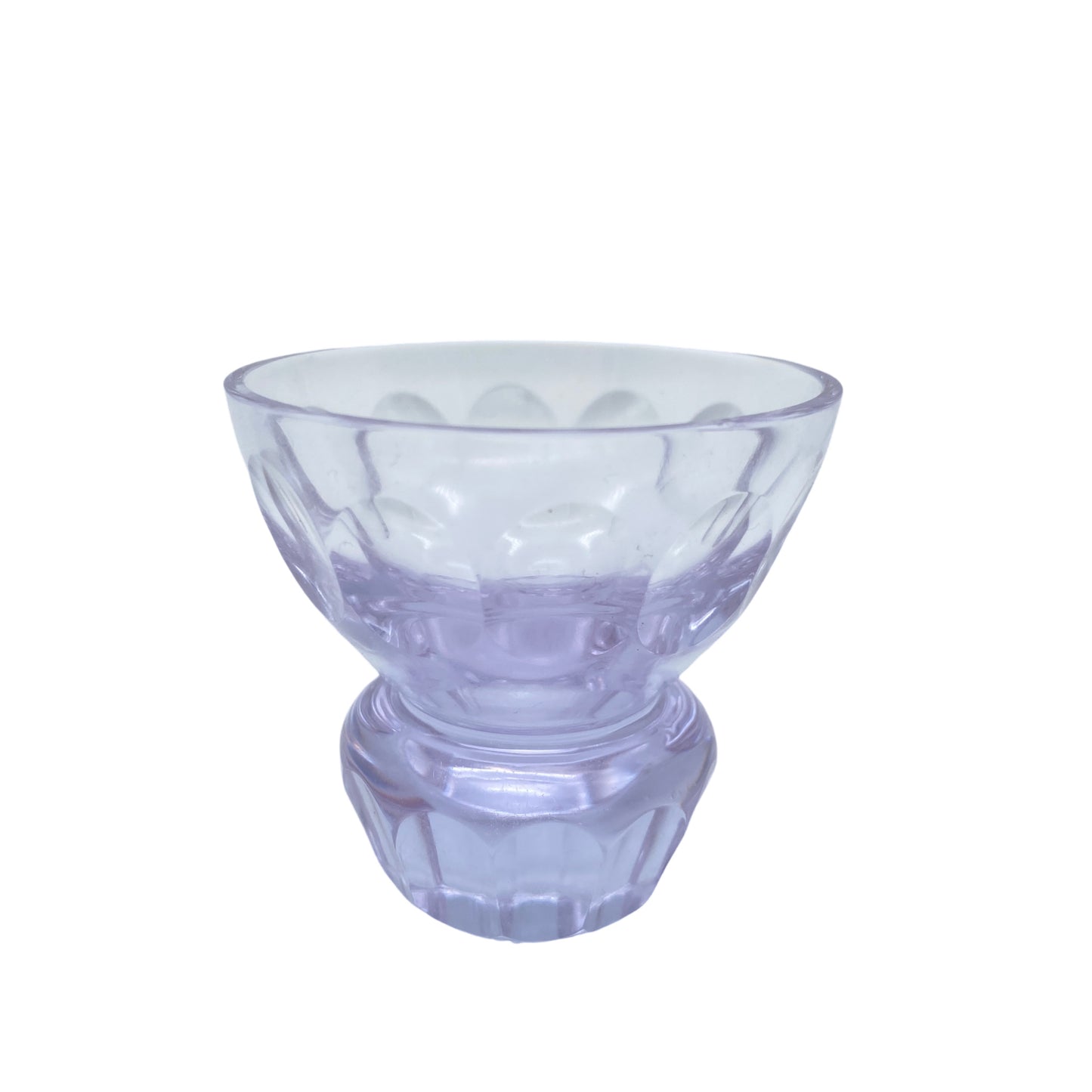 KH Glas Karaffe mit Schnapsgläsern Alexandritglas lila 70er Vintage Gläser