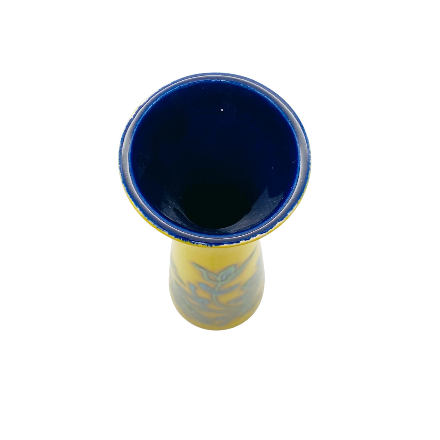 Keramik Vase 250/28 Mid Century gelb 60er 70er Jahre konisch