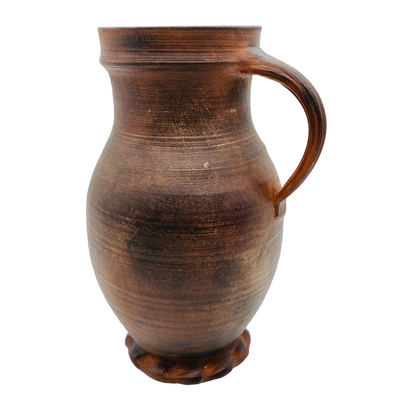 Keramikvase braun Henkelvase Vintage Dekoration 80er Jahre Keramik