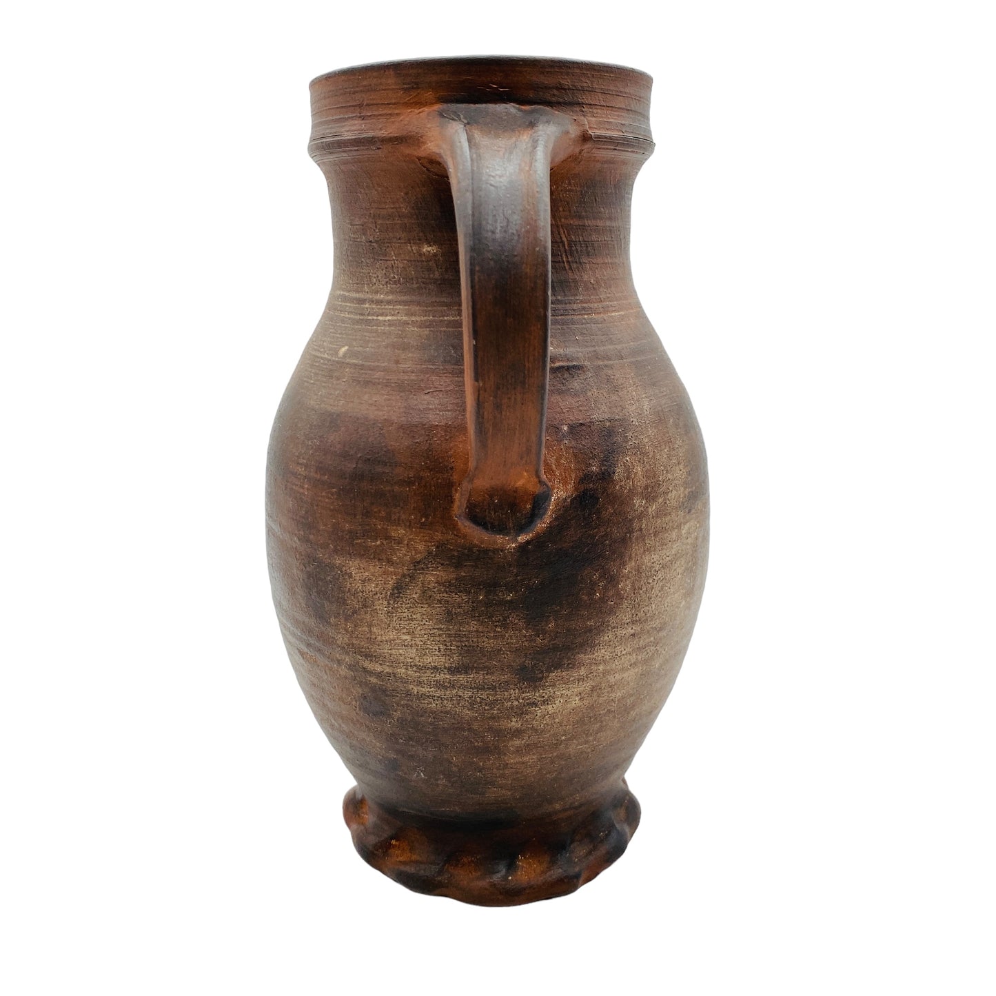 Keramikvase braun Henkelvase Vintage Dekoration 80er Jahre Keramik