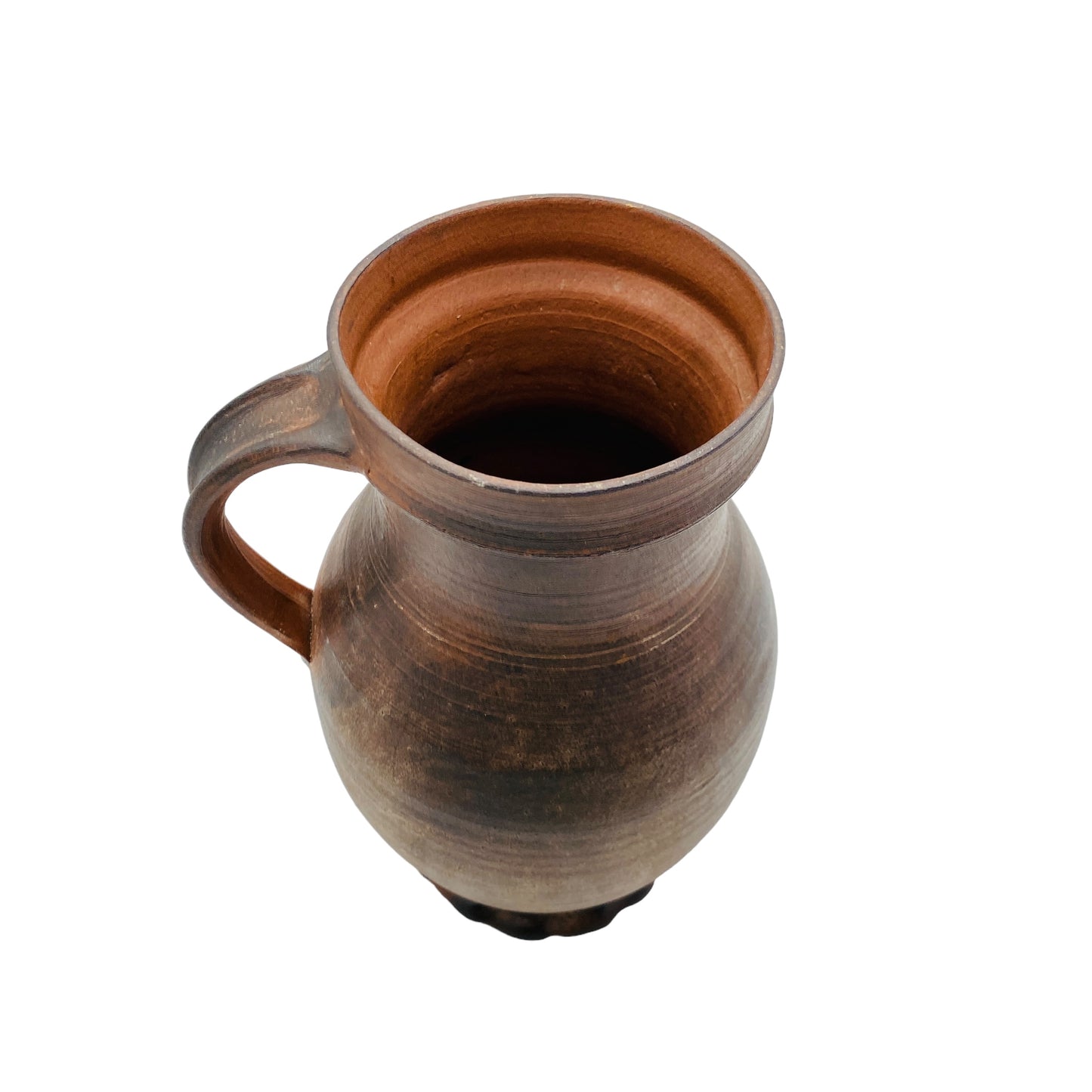 Keramikvase braun Henkelvase Vintage Dekoration 80er Jahre Keramik