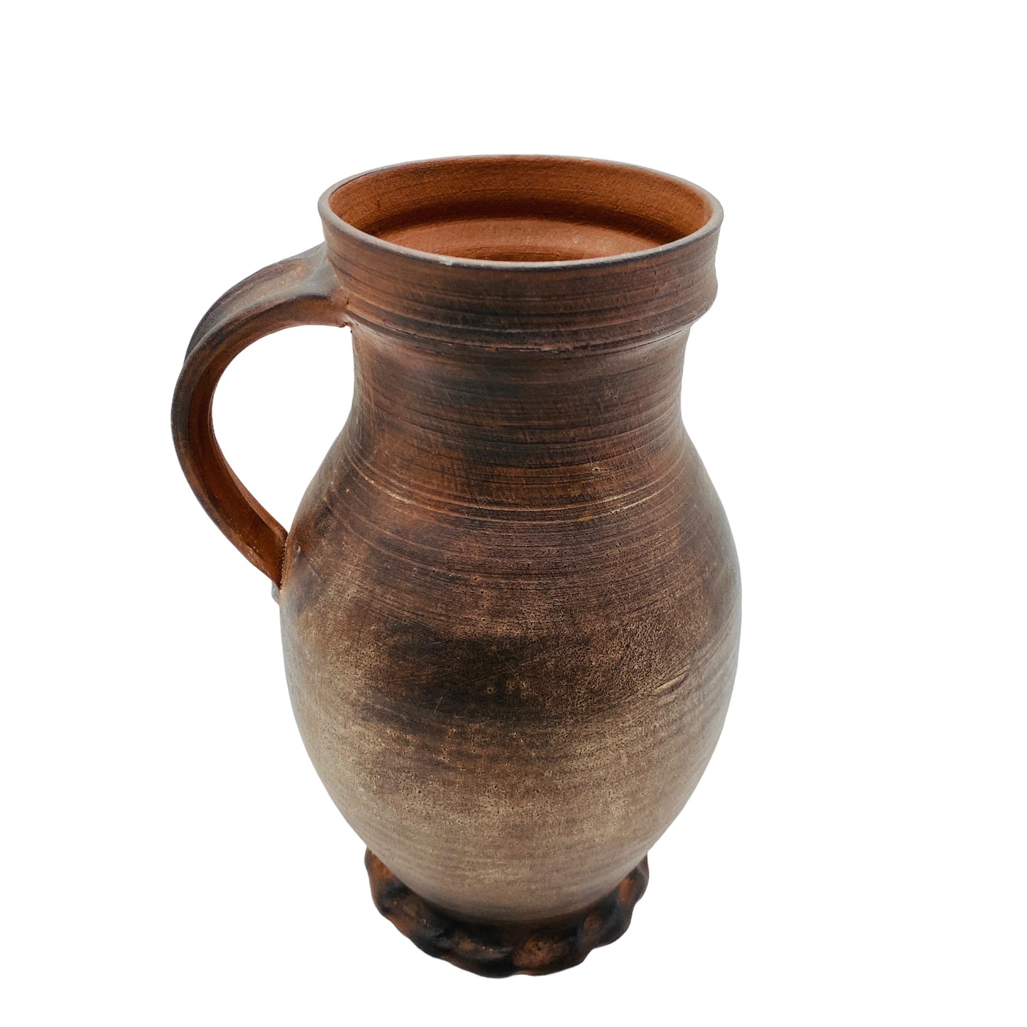Keramikvase braun Henkelvase Vintage Dekoration 80er Jahre Keramik